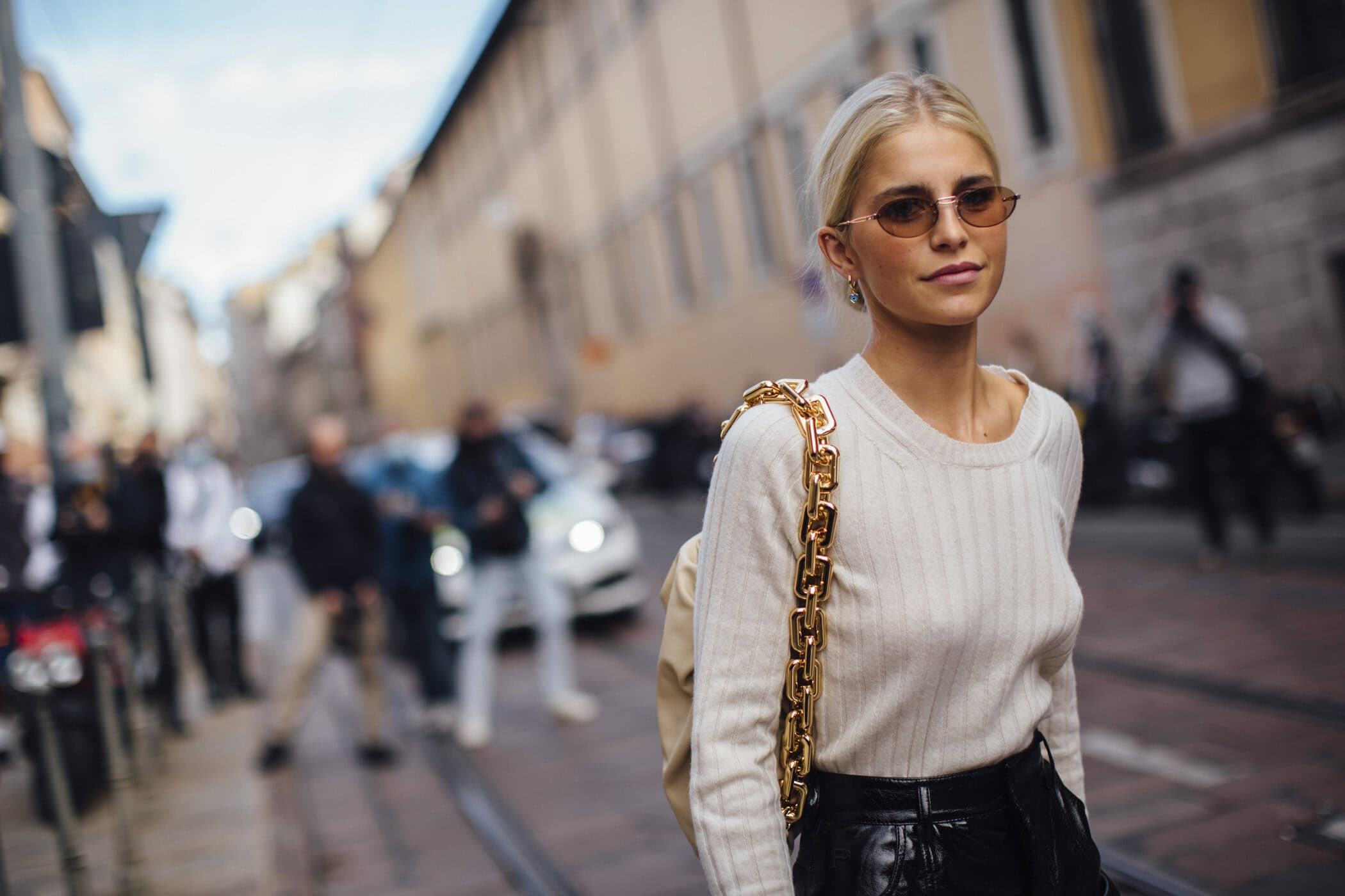 Milan Street Style Spring 2021 Day 4 