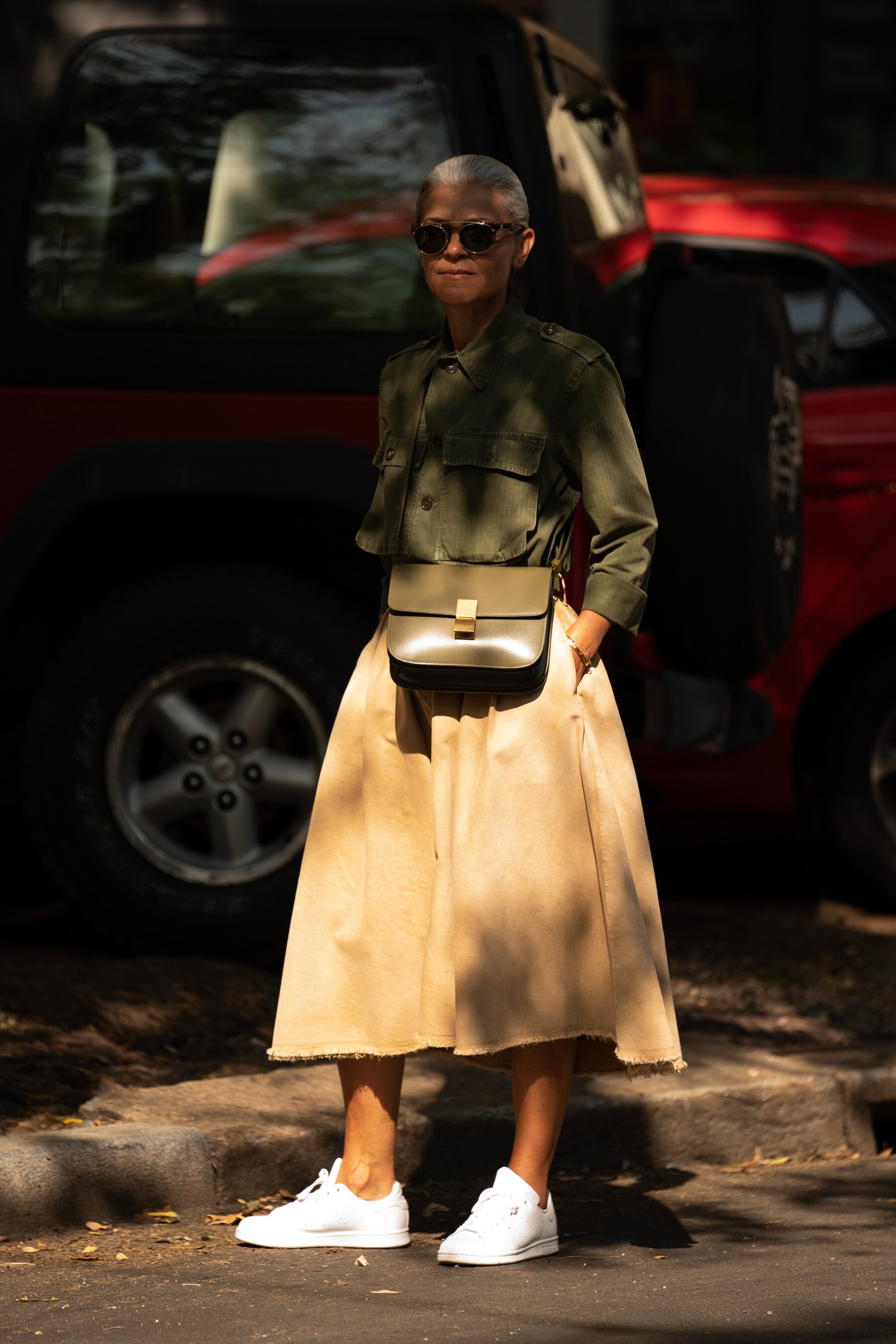 Milan Street Style Spring 2021 Day 1 