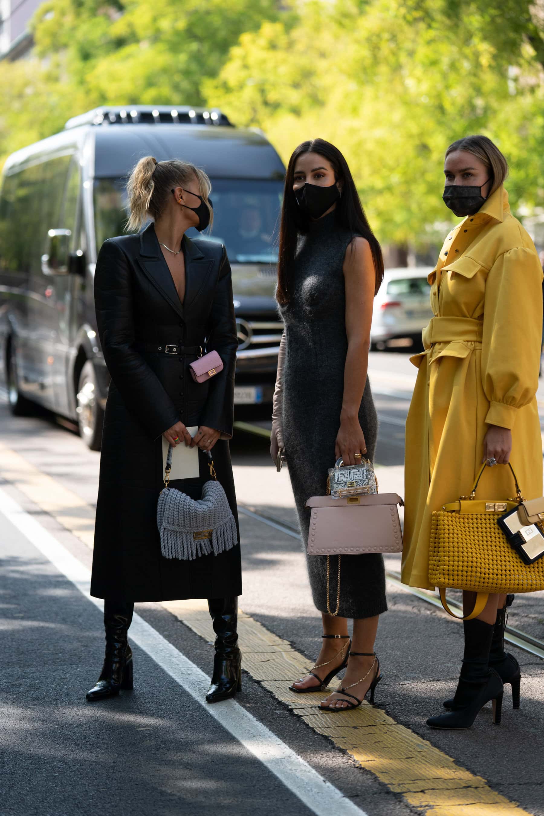 Milan Street Style Spring 2021 Day 1 