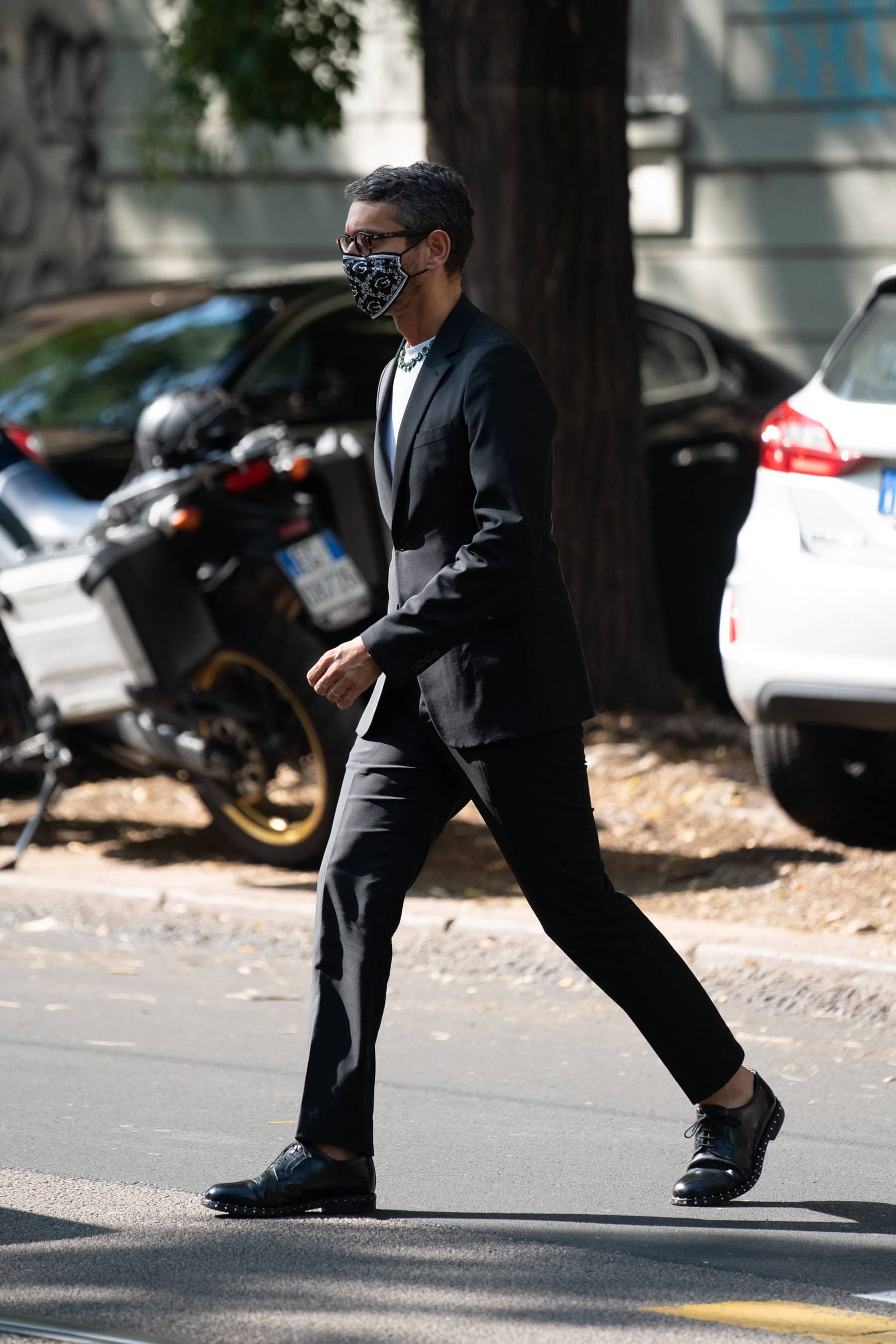 Milan Street Style Spring 2021 Day 1 