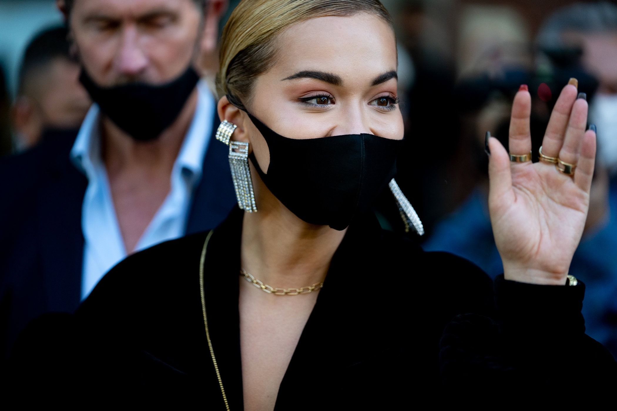 Milan Street Style Spring 2021 Day 1 