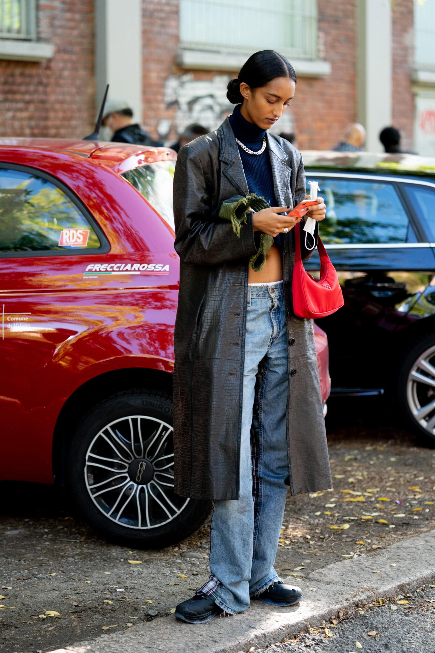 Milan Street Style Spring 2021 Day 1 