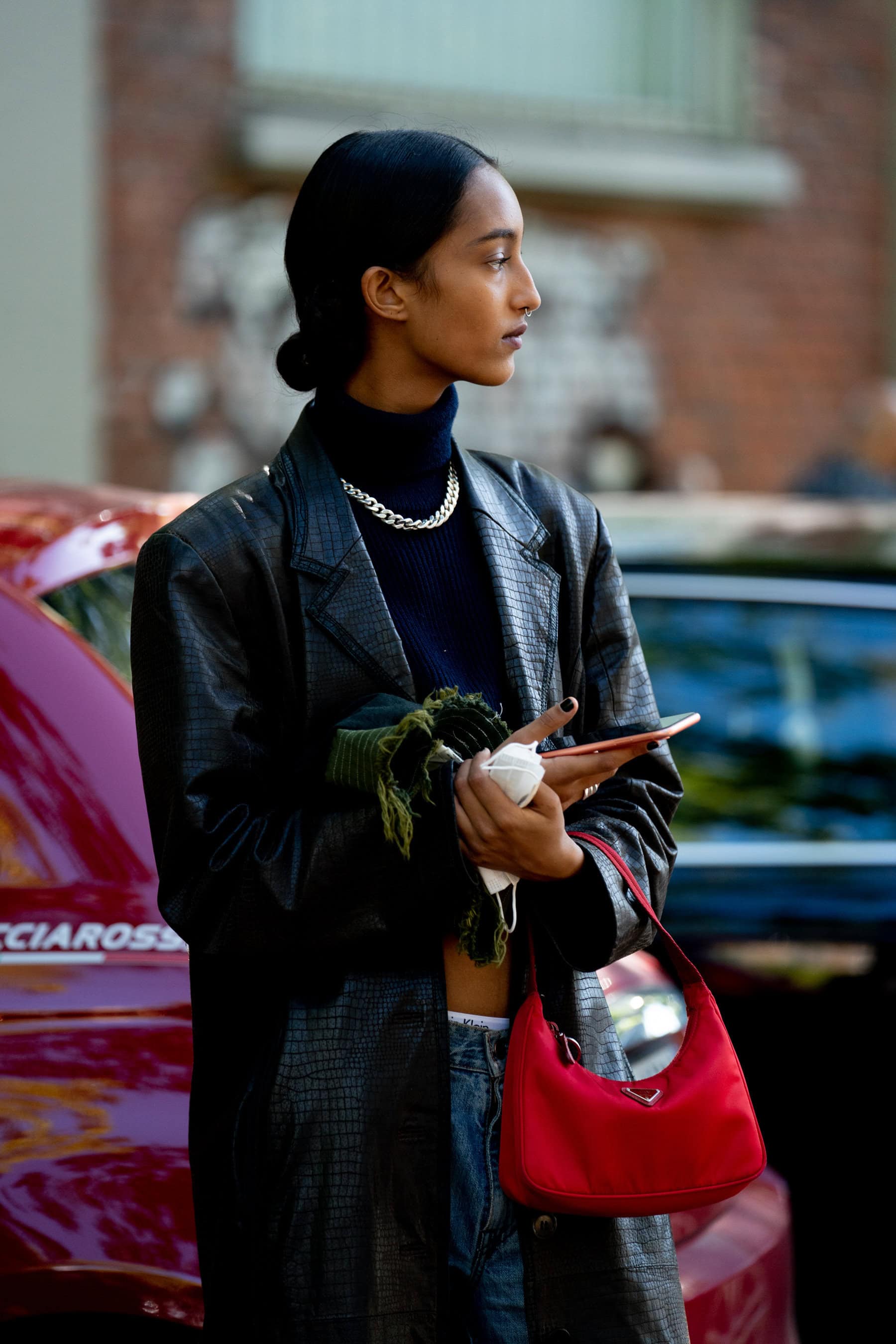 Milan Street Style Spring 2021 Day 1 