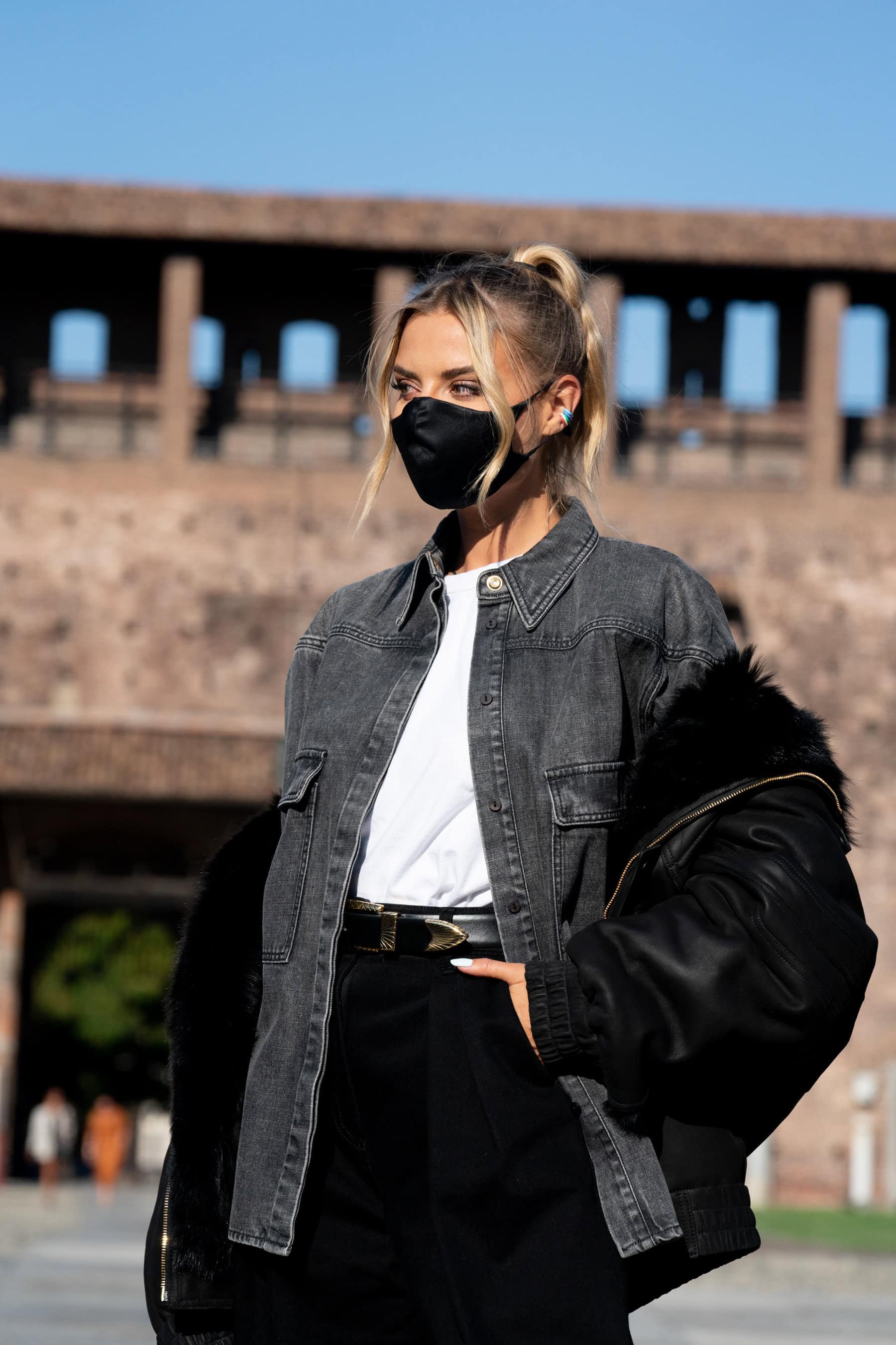Milan Street Style Spring 2021 Day 1 