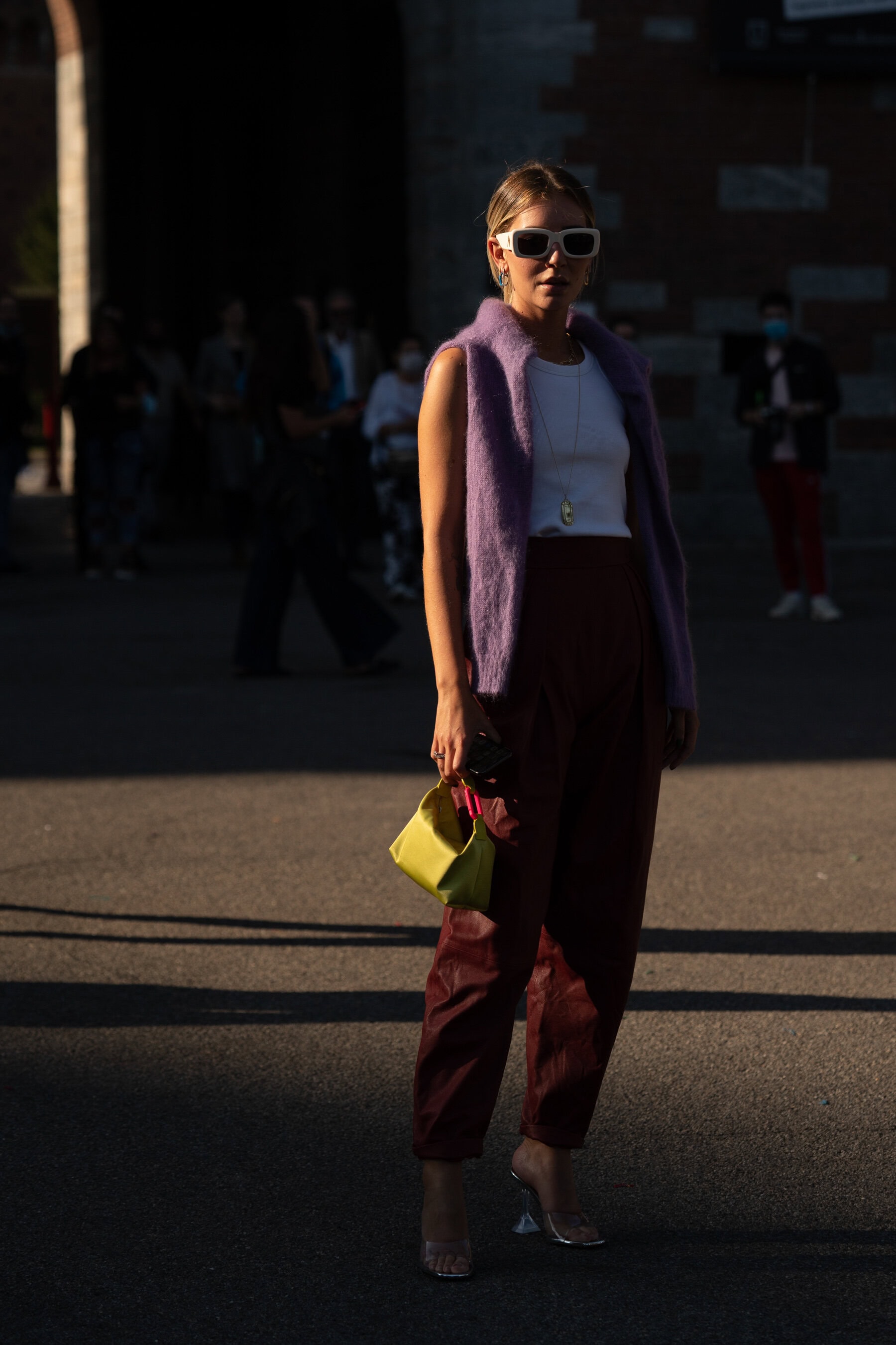 Milan Street Style Spring 2021 Day 1 