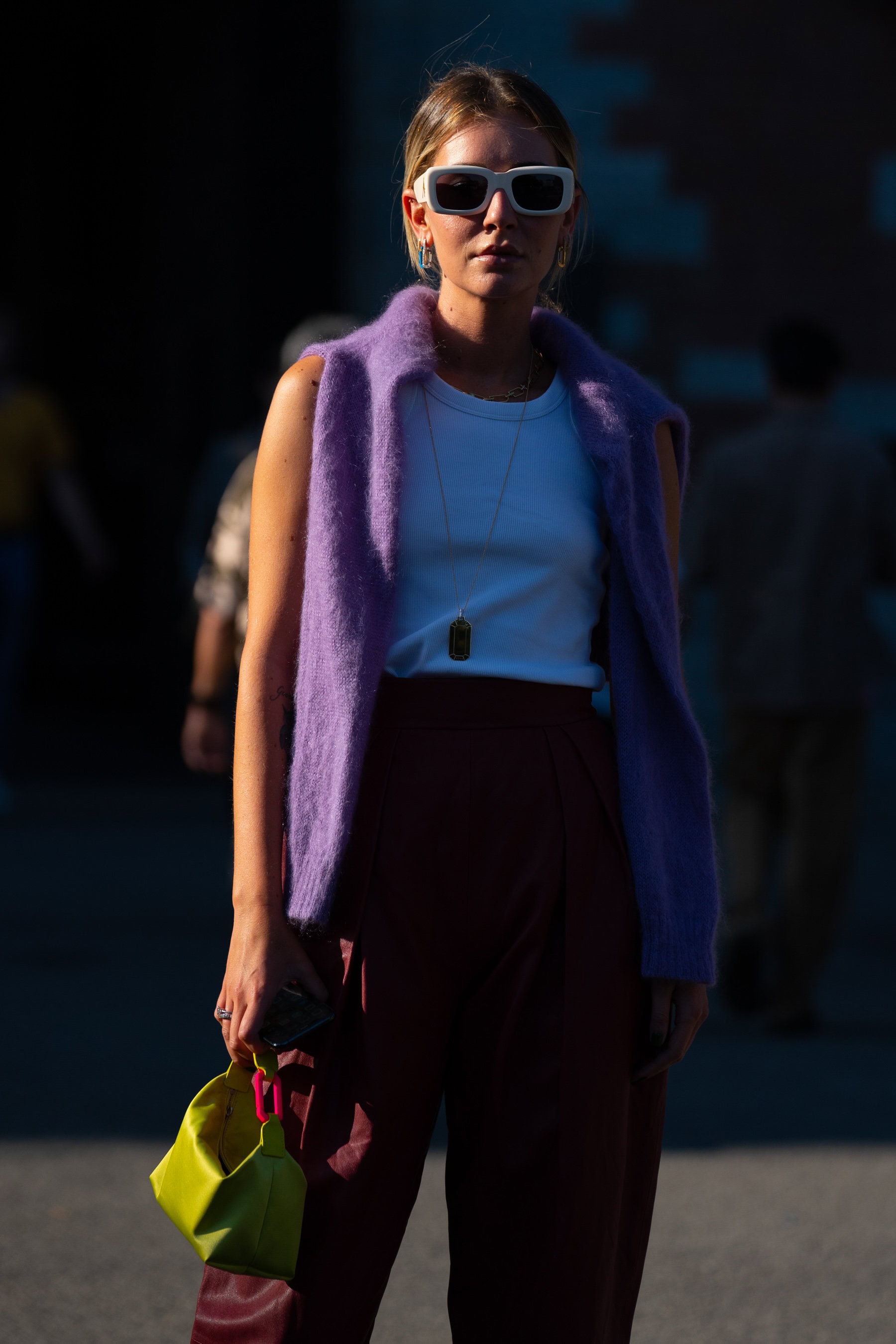 Milan Street Style Spring 2021 Day 1 