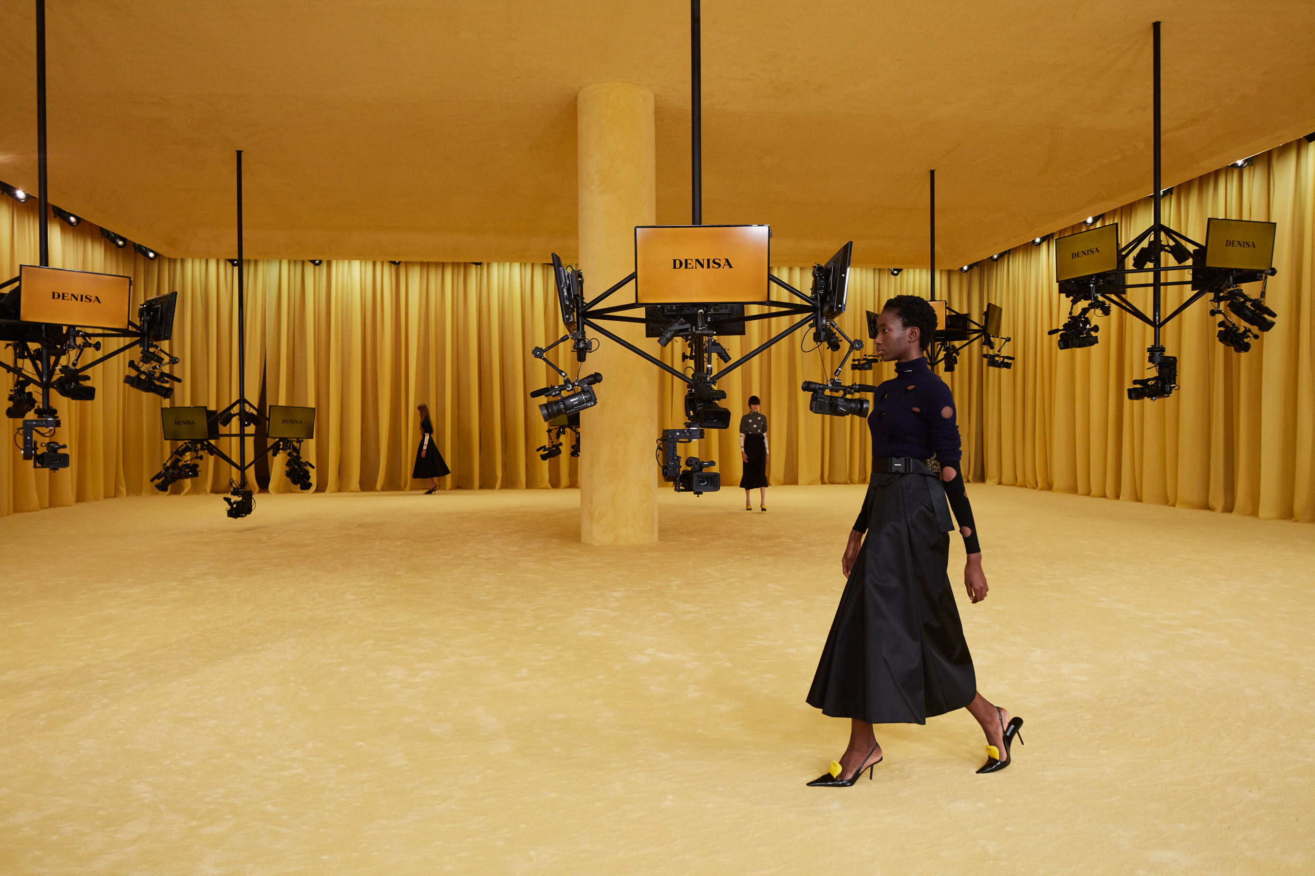 Prada Spring 2021 Fashion Show Atmosphere