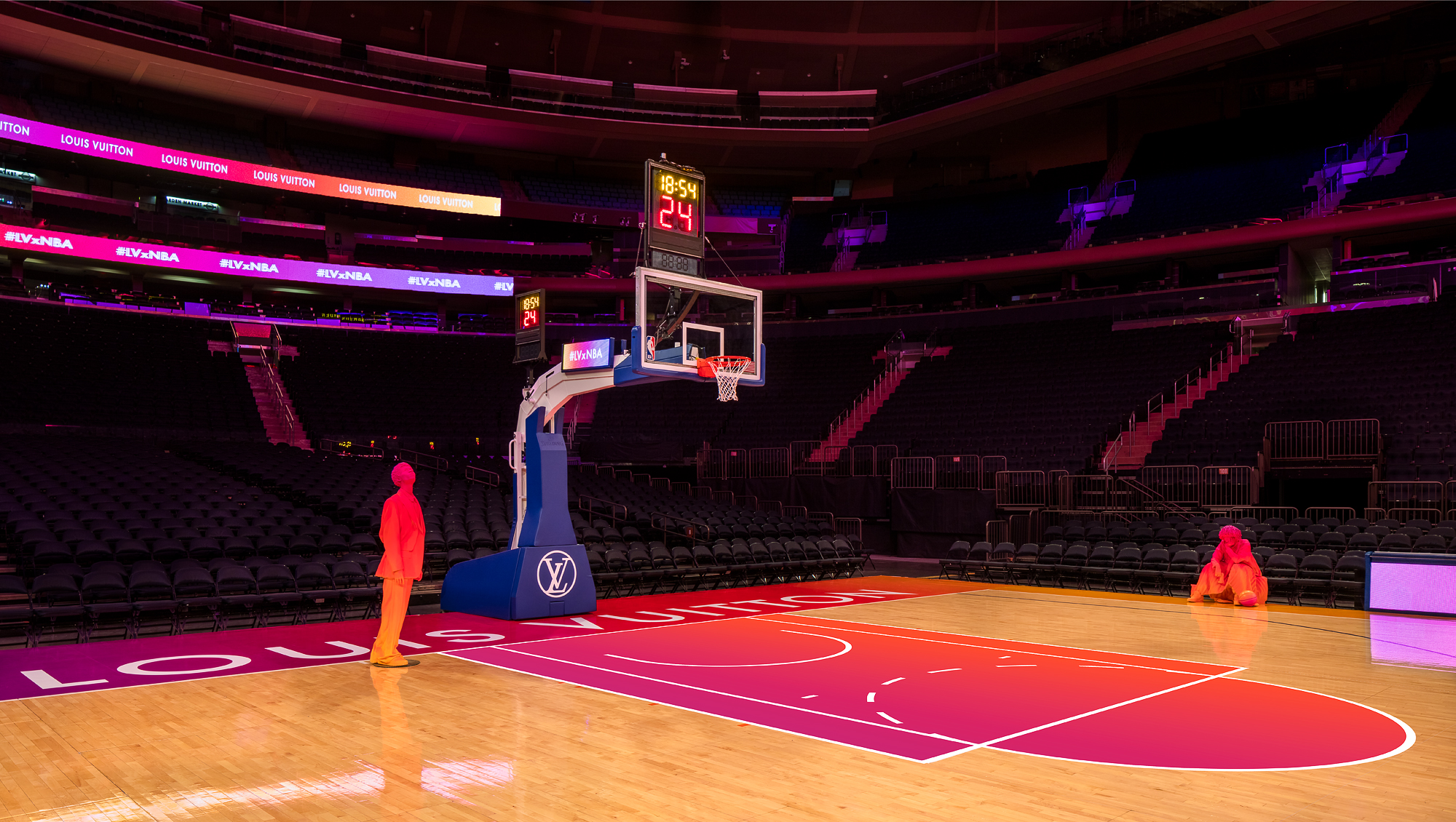The joining of Louis Vuitton and the National Basketball Association  promises surprising moments 