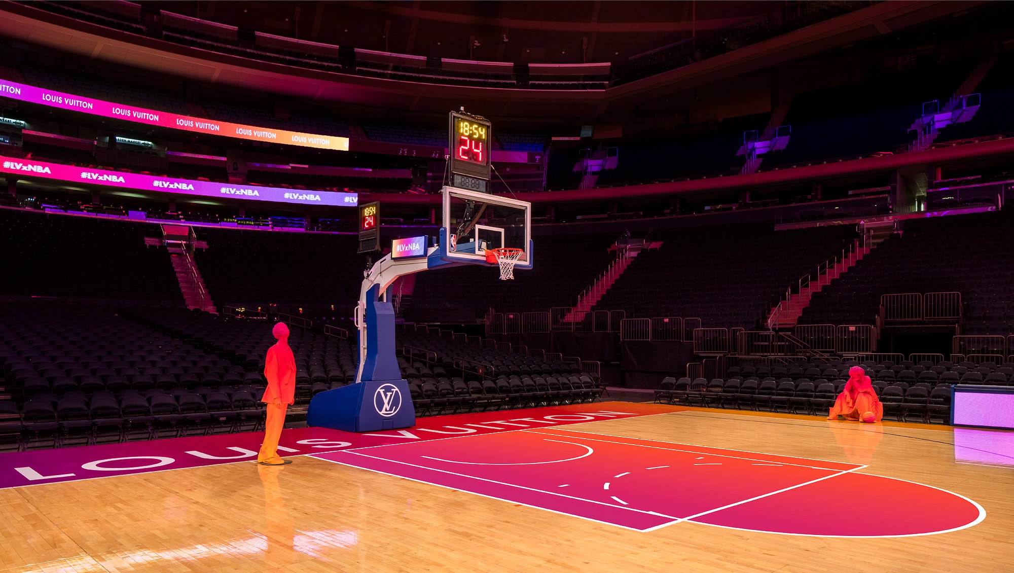 The joining of Louis Vuitton and the National Basketball Association  promises surprising moments 