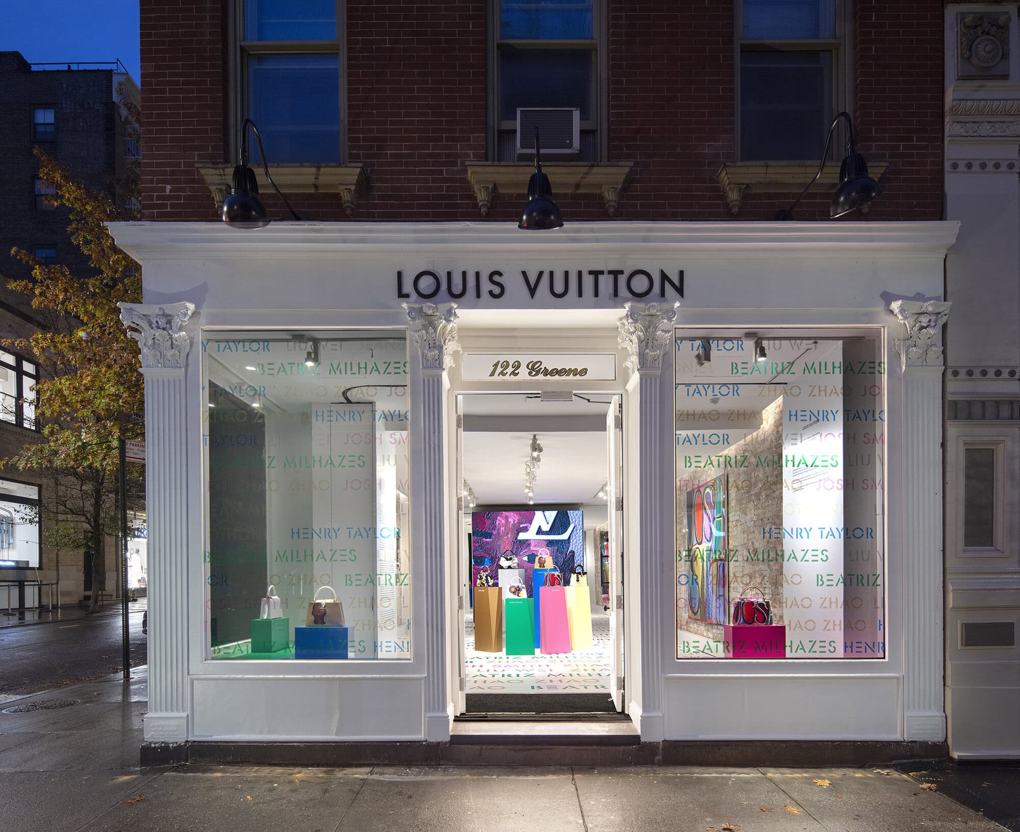 Louis Vuitton has opened its doors