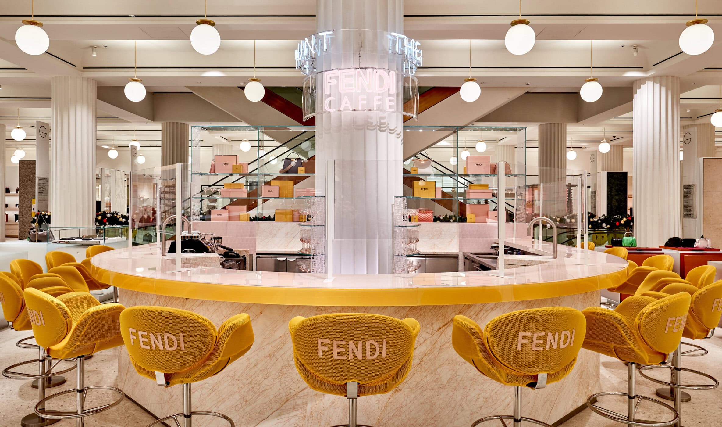 Fendi Caffe Commandeers Selfridges London