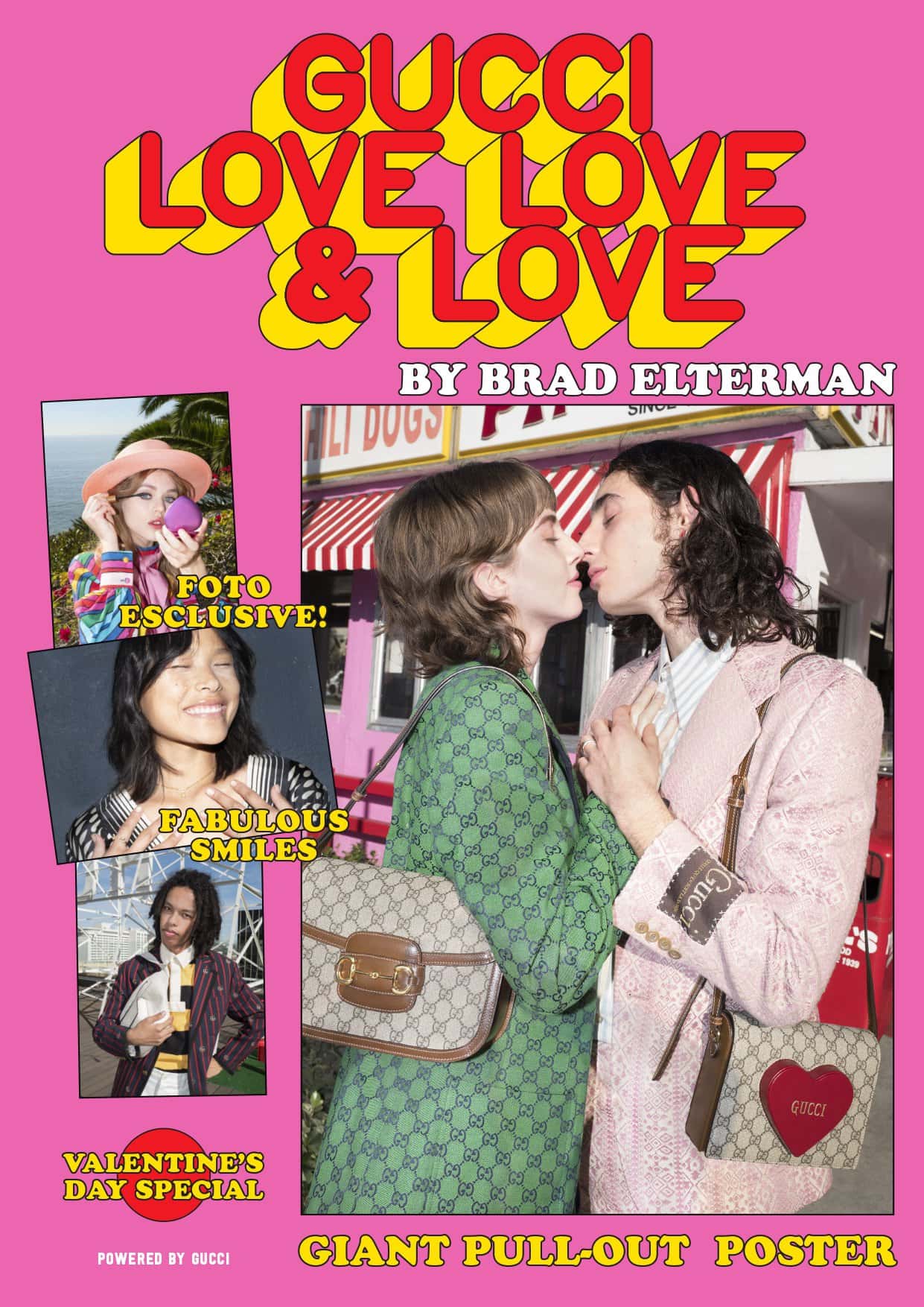 Gucci Launches Gucci Love, Love & Love Zine for Valentine's Day The