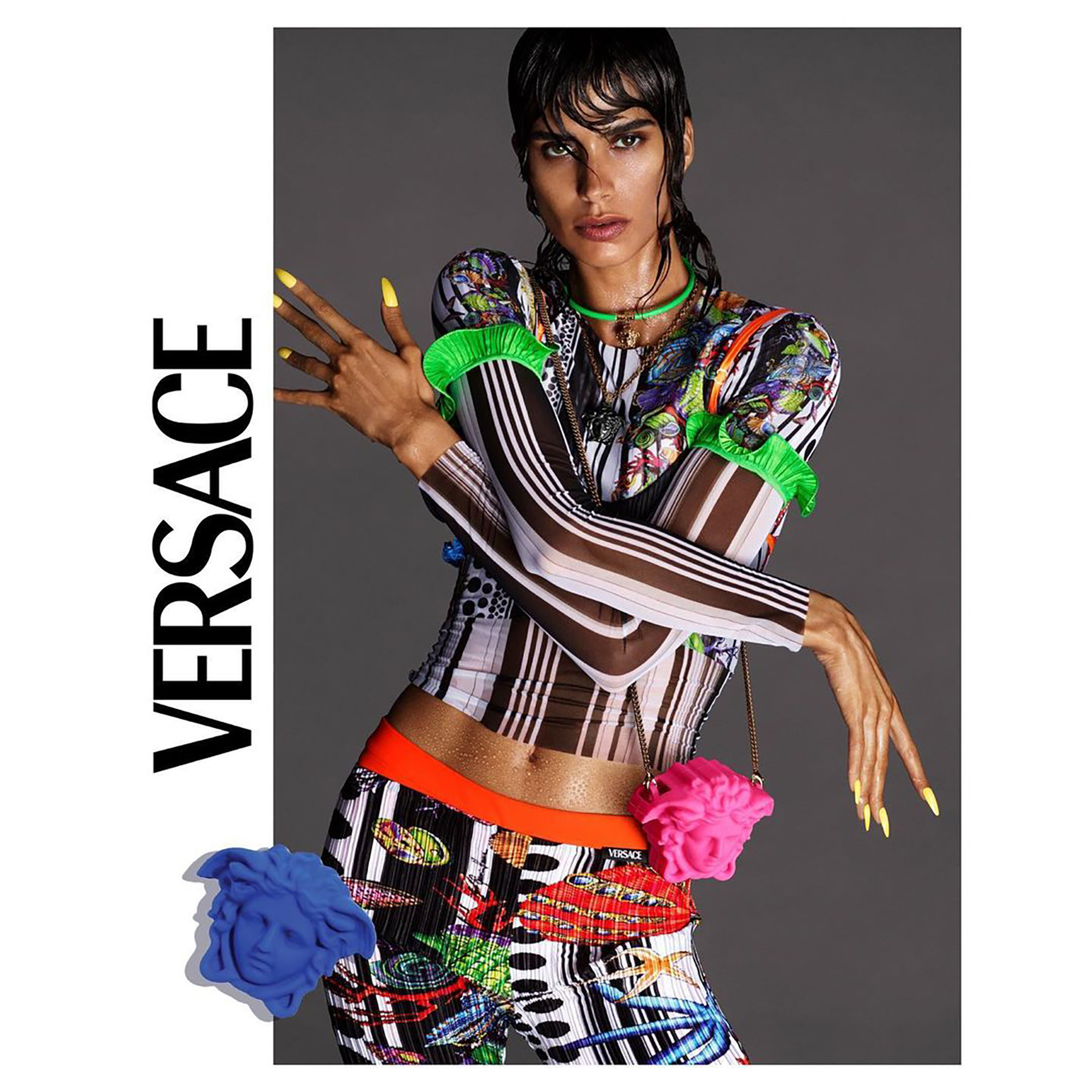 Versace Spring 2021 Ad Campaign The Impression