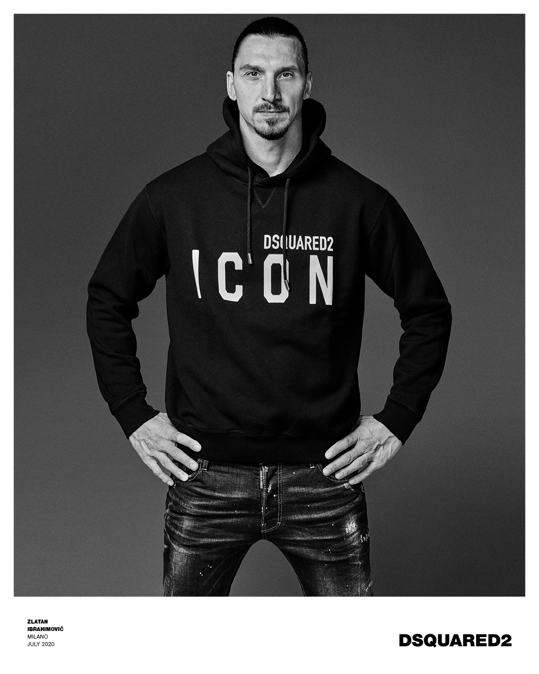 Dsquared2 'Icon Ibrahimović X Dsquared2' Spring 2021 Ad Campaign