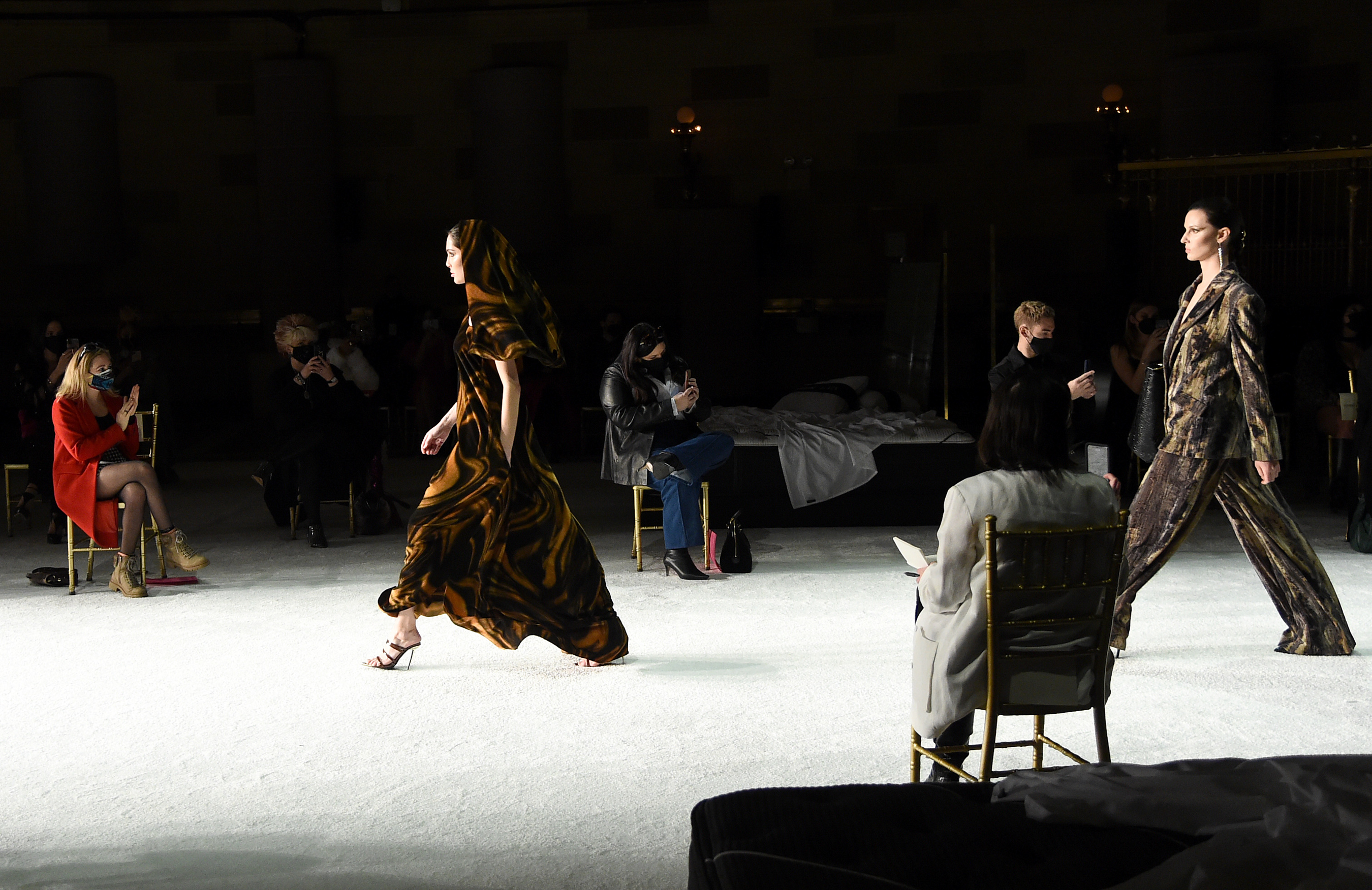 Christian Siriano Fall 2021 Atmosphere