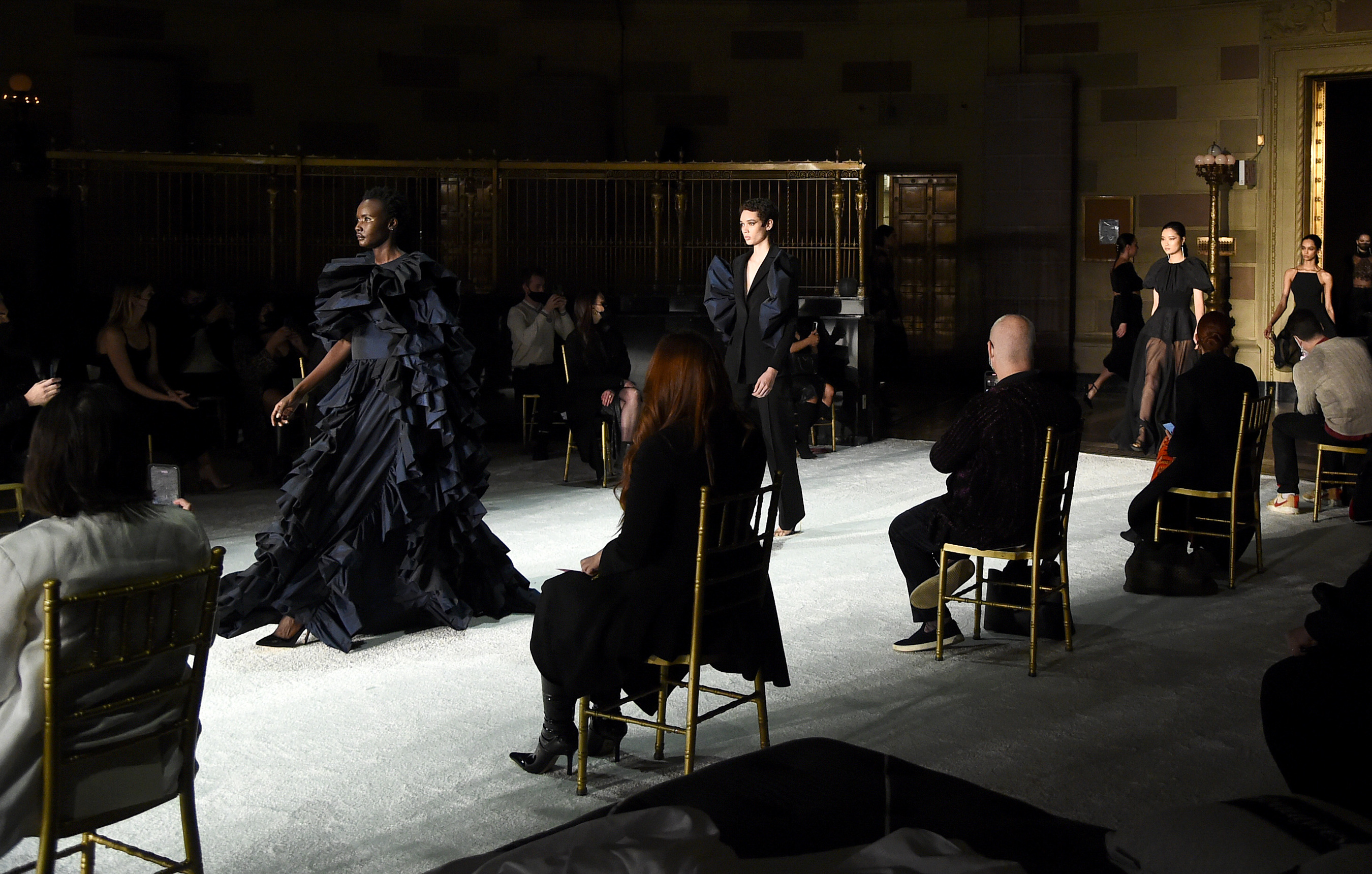 Christian Siriano Fall 2021 Atmosphere