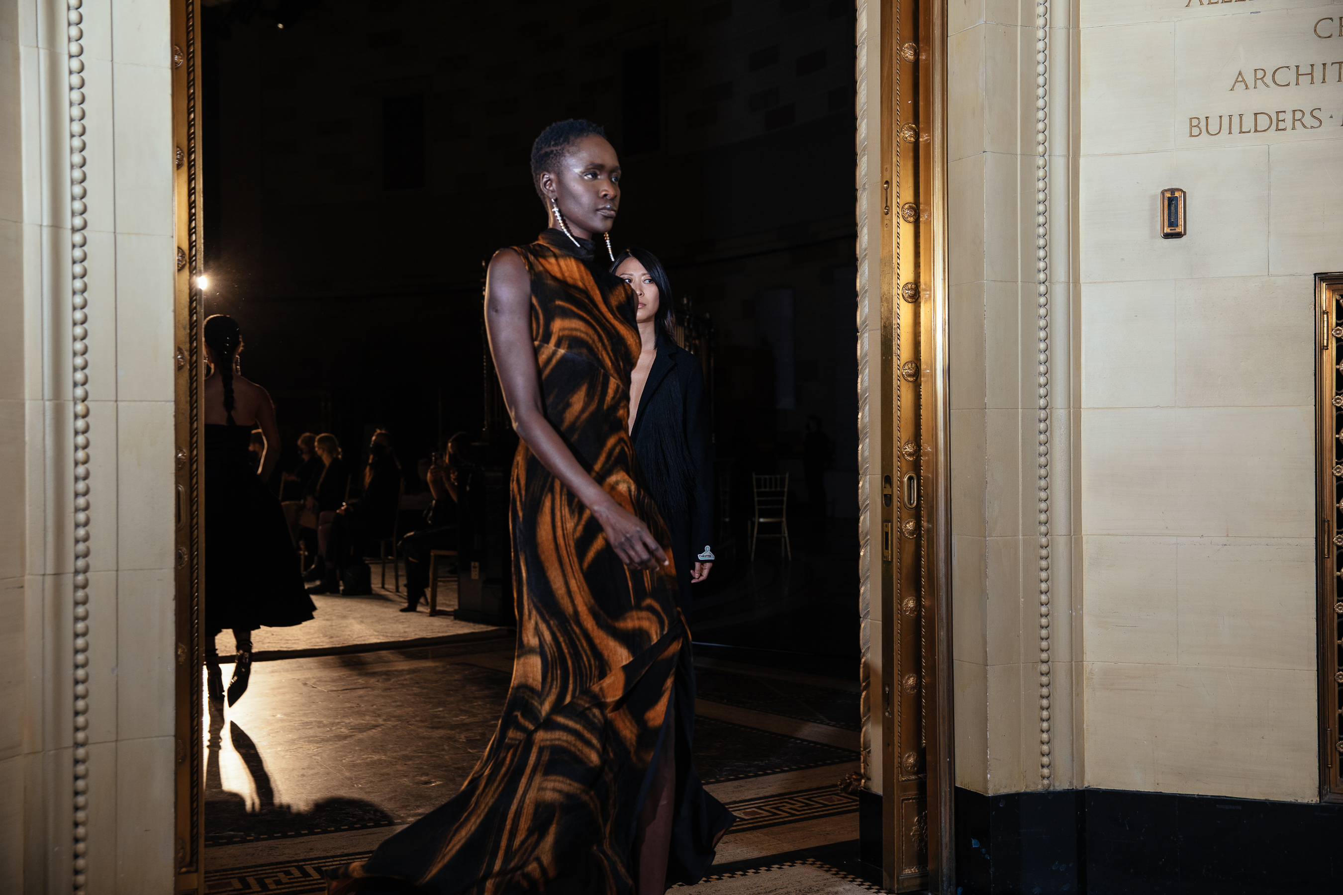 Christian Siriano Fall 2021 Atmosphere