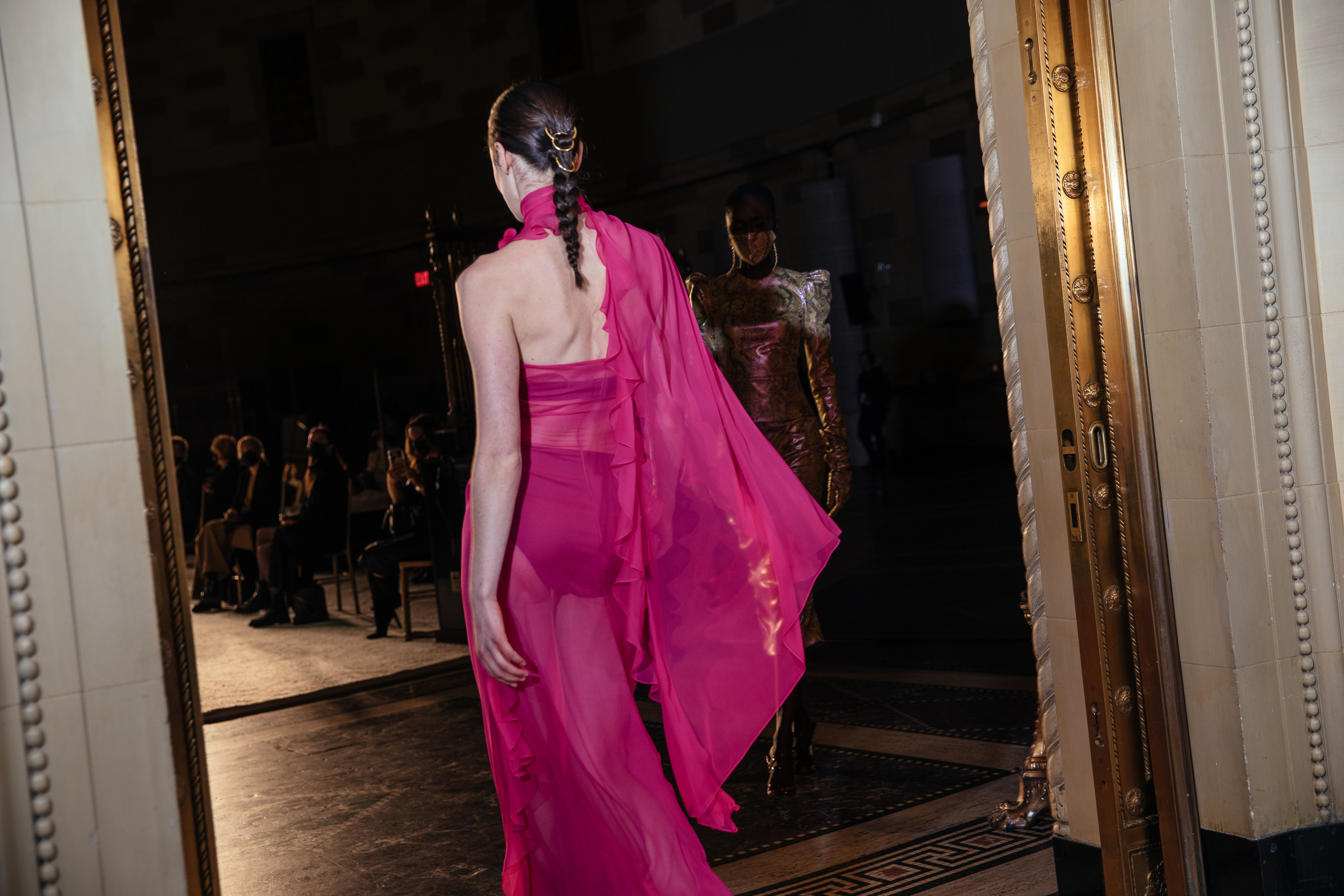 Christian Siriano Fall 2021 Atmosphere