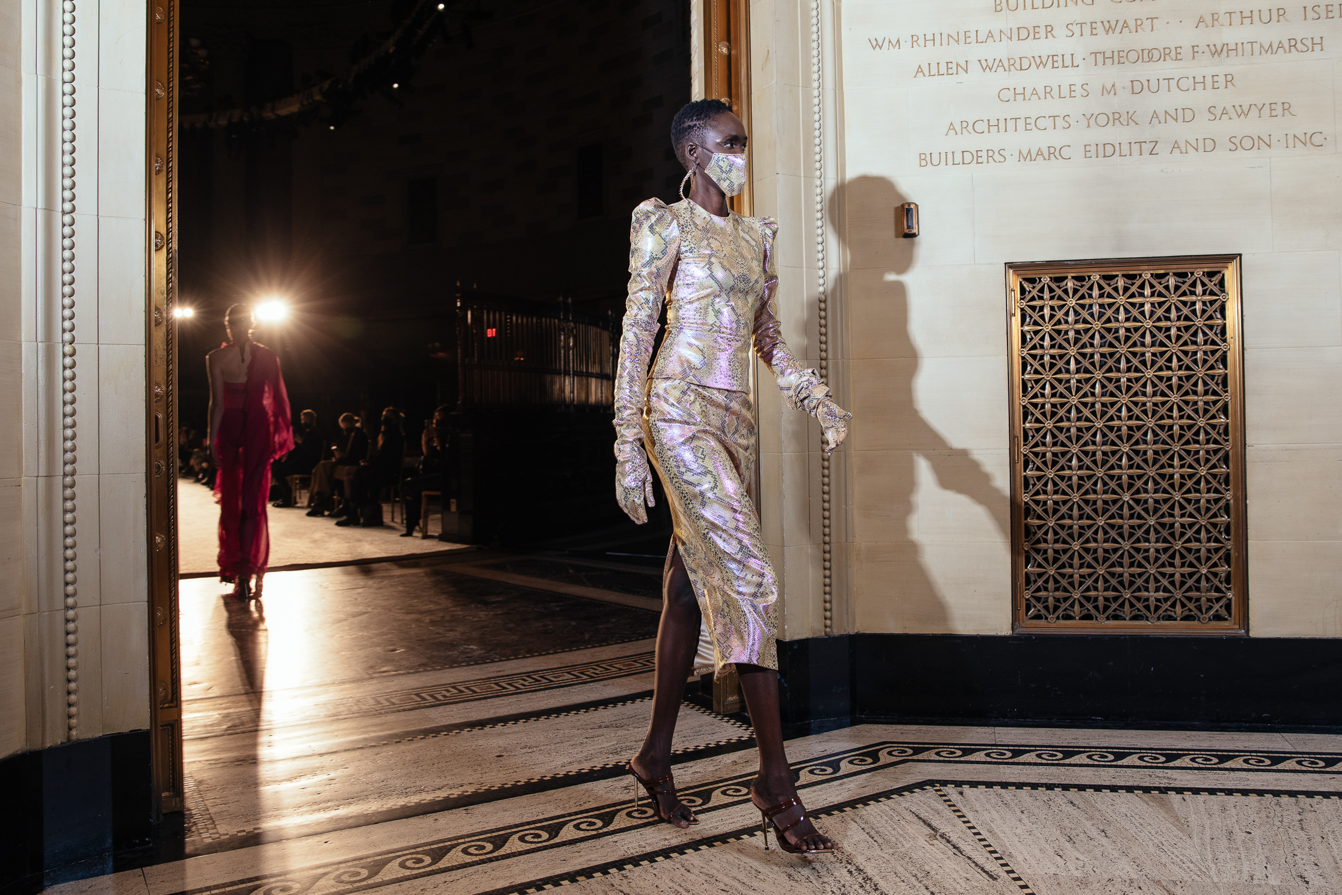 Christian Siriano Fall 2021 Atmosphere