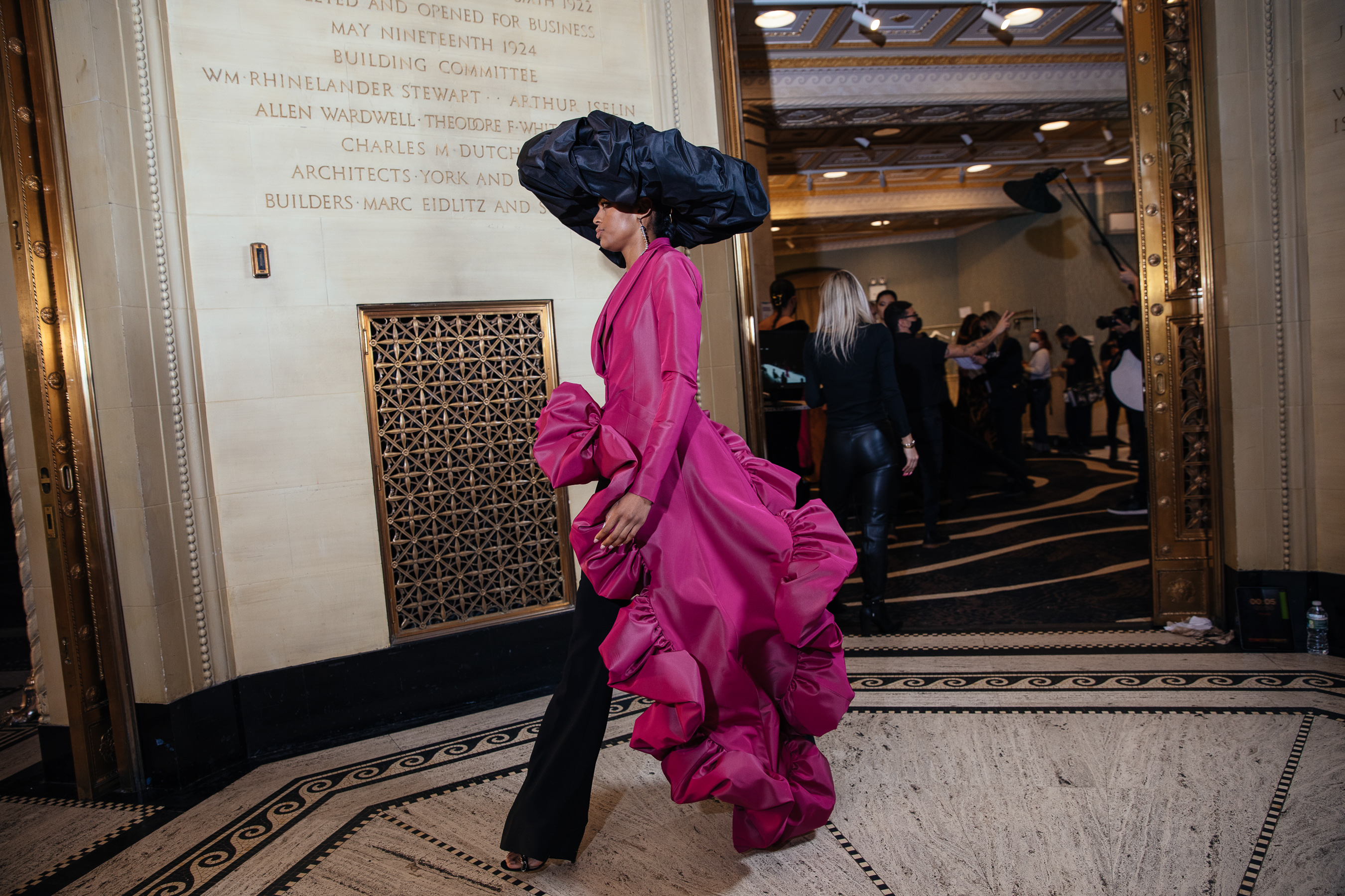 Christian Siriano Fall 2021 Atmosphere