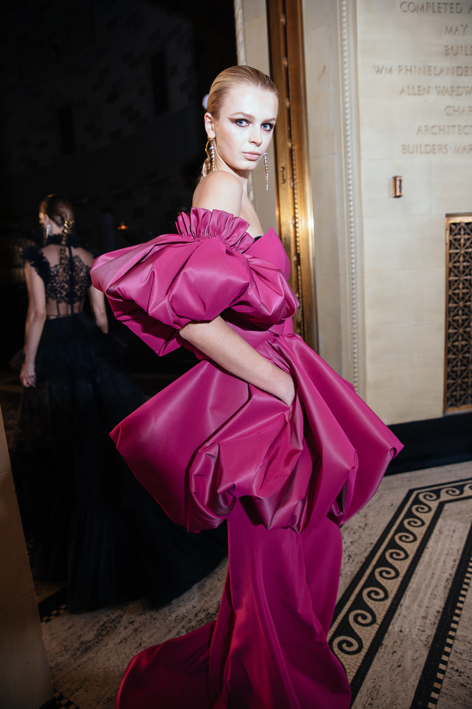 Christian Siriano Fall 2021 Atmosphere