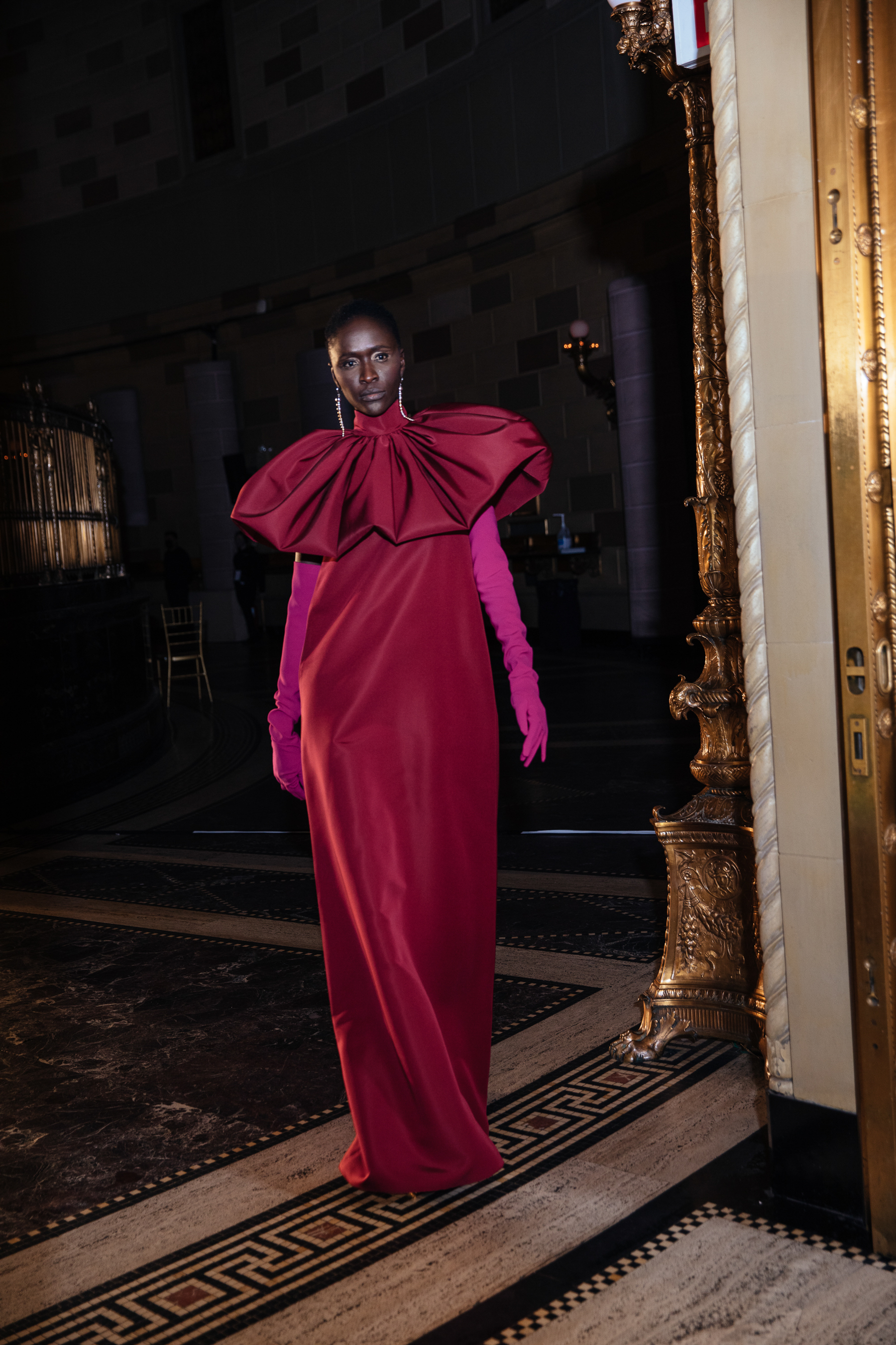 Christian Siriano Fall 2021 Atmosphere