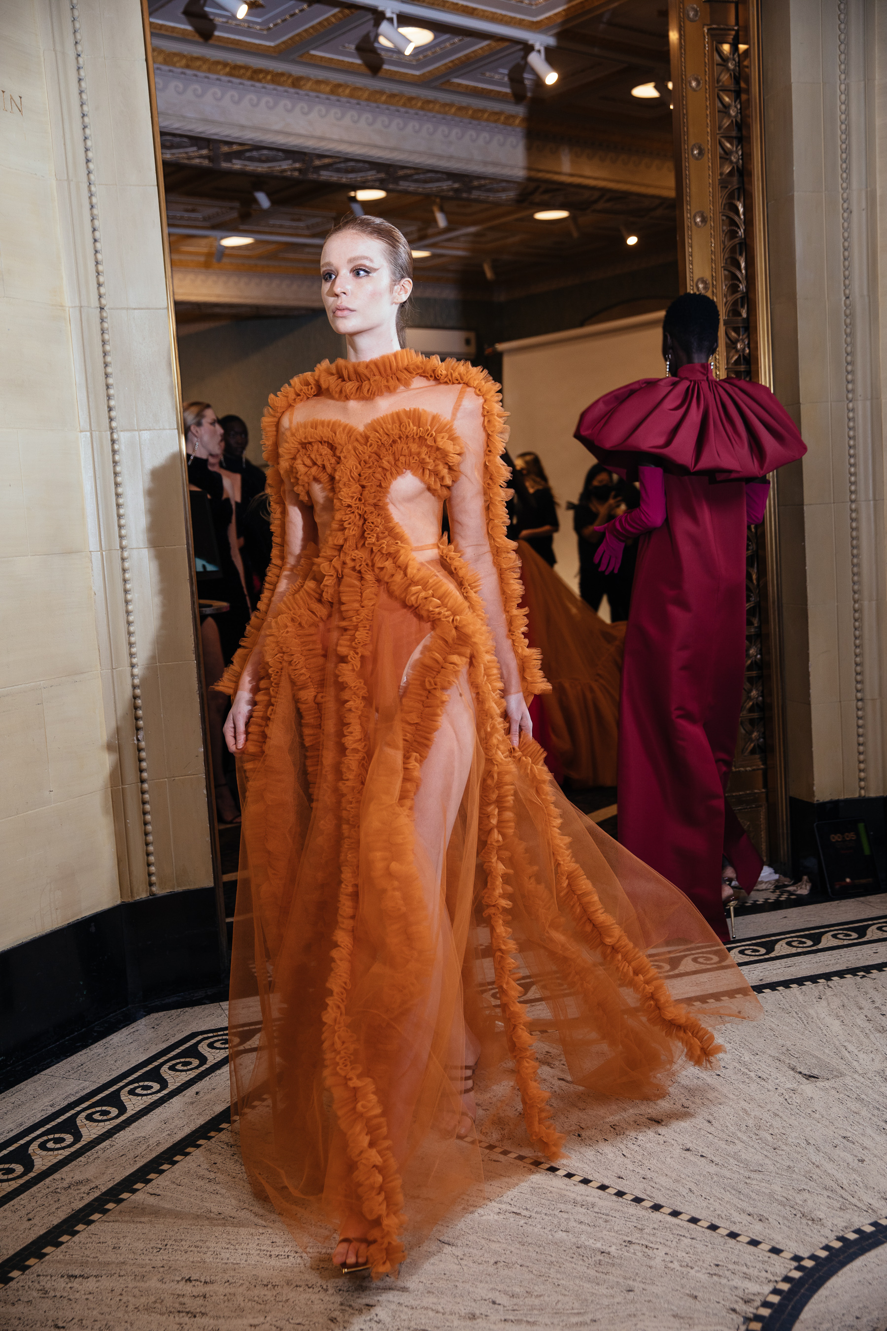 Christian Siriano Fall 2021 Atmosphere