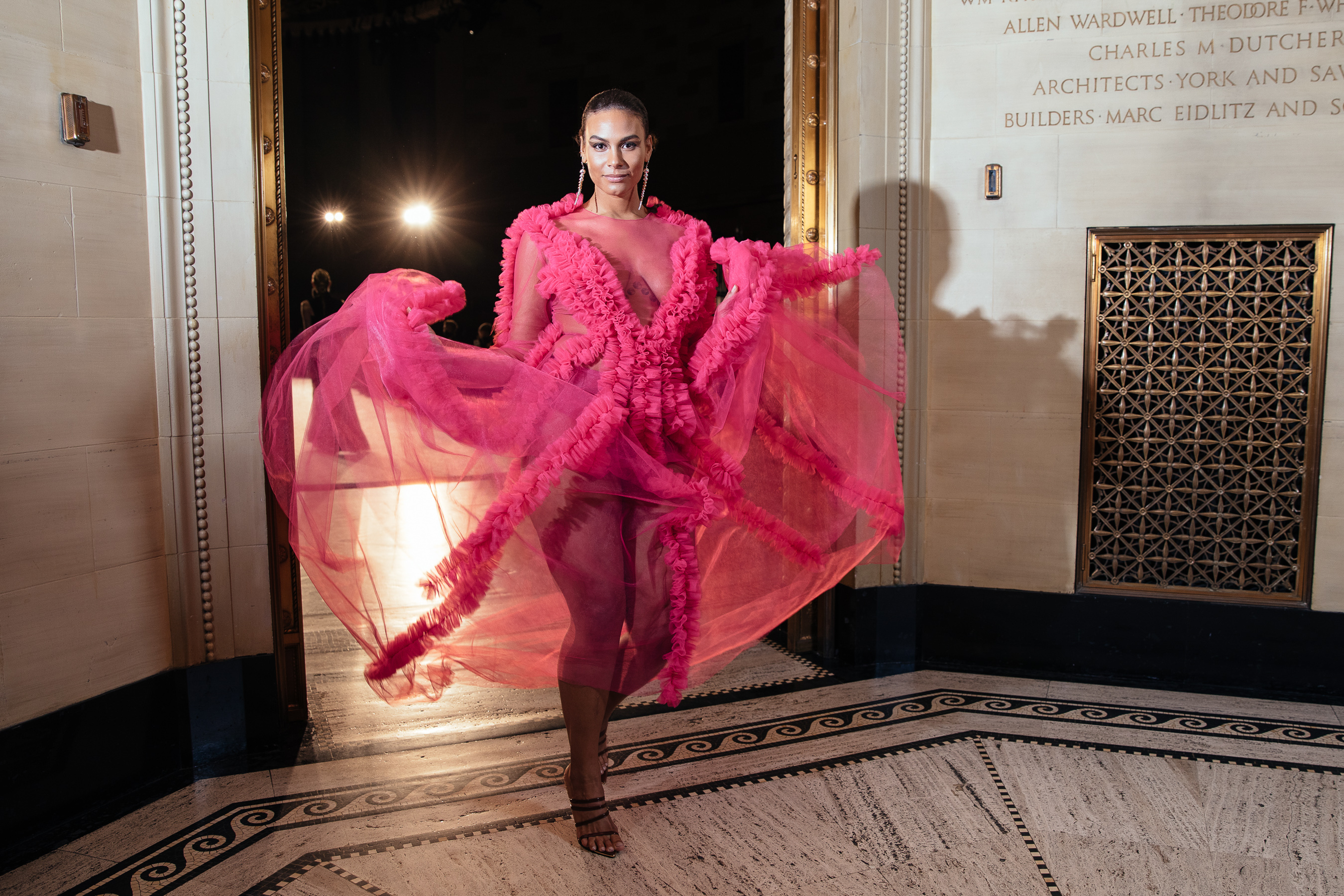 Christian Siriano Fall 2021 Atmosphere