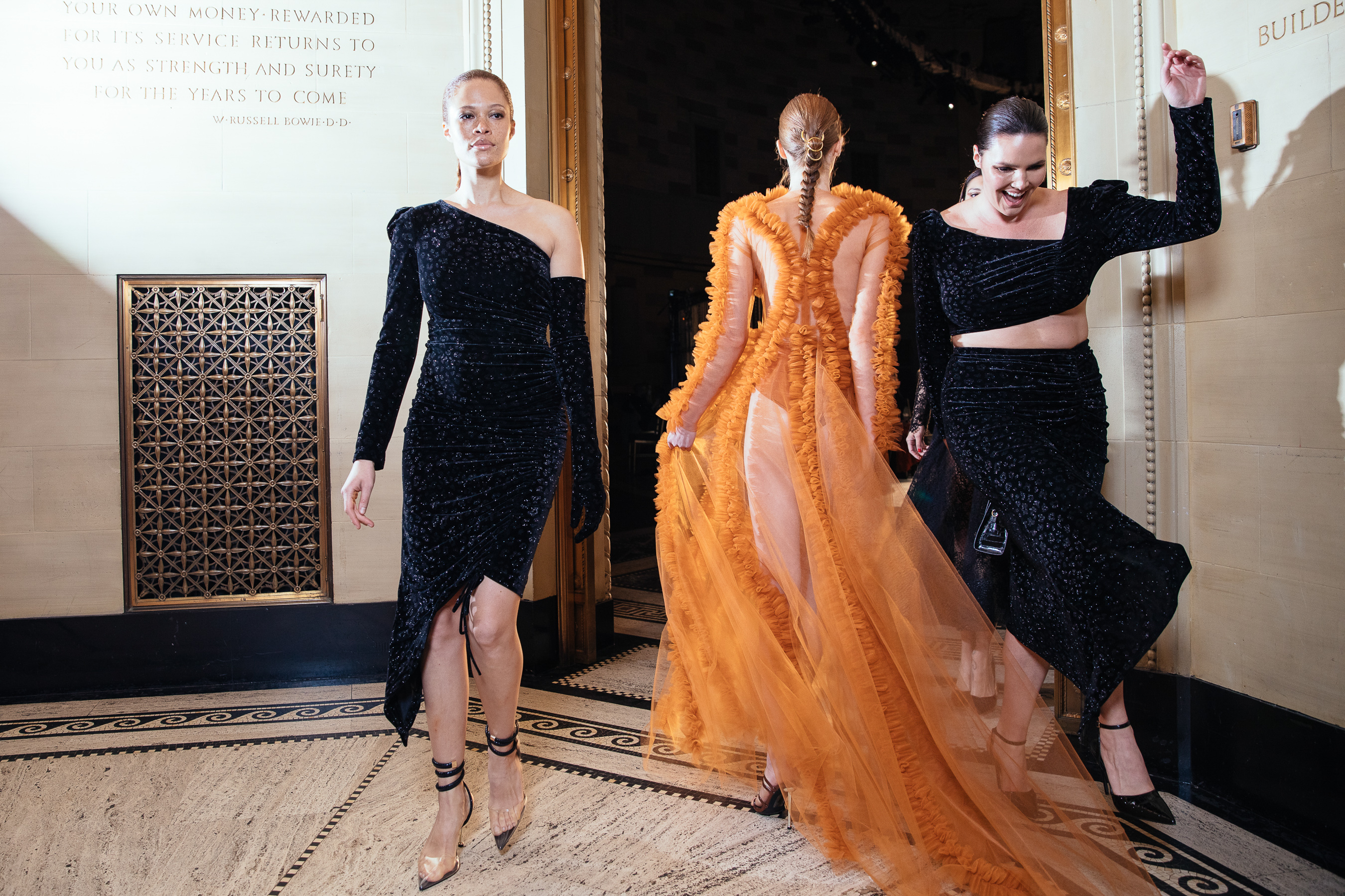 Christian Siriano Fall 2021 Atmosphere