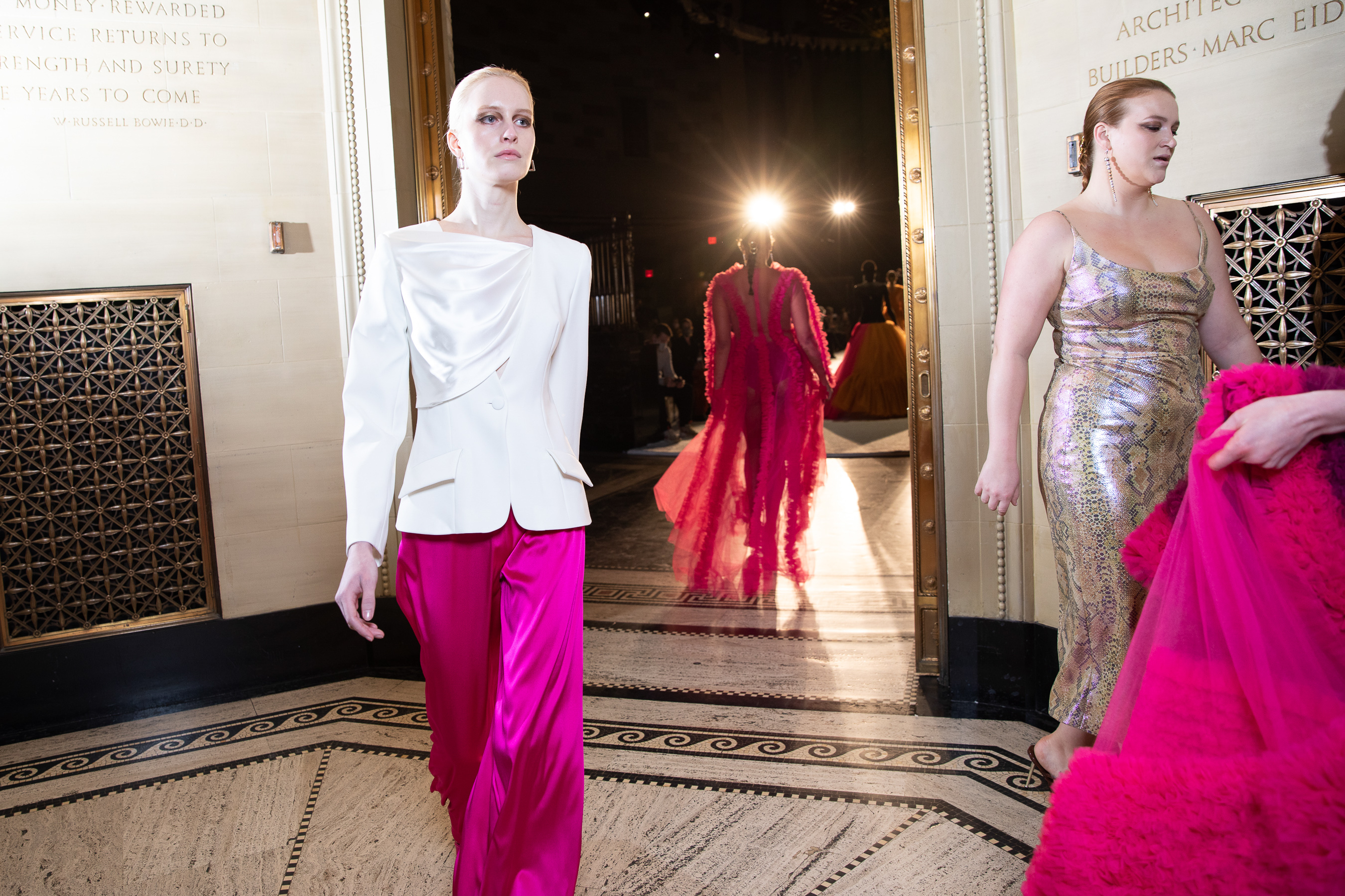 Christian Siriano Fall 2021 Atmosphere