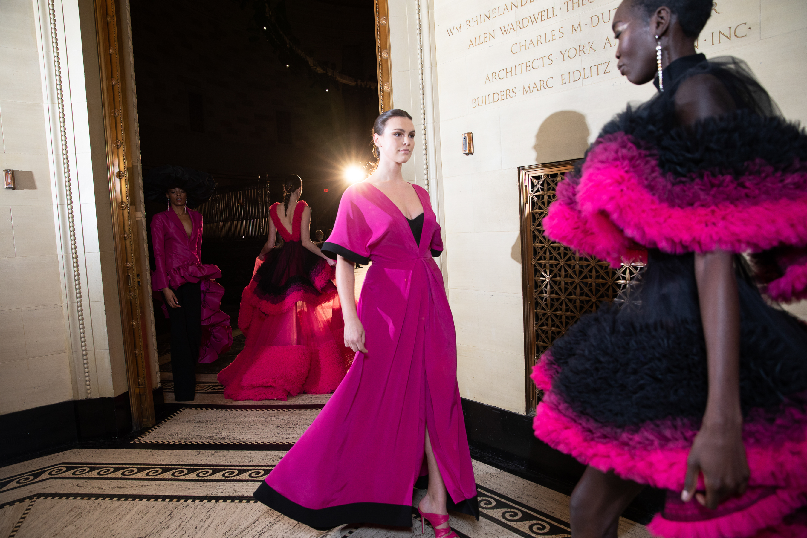 Christian Siriano Fall 2021 Atmosphere