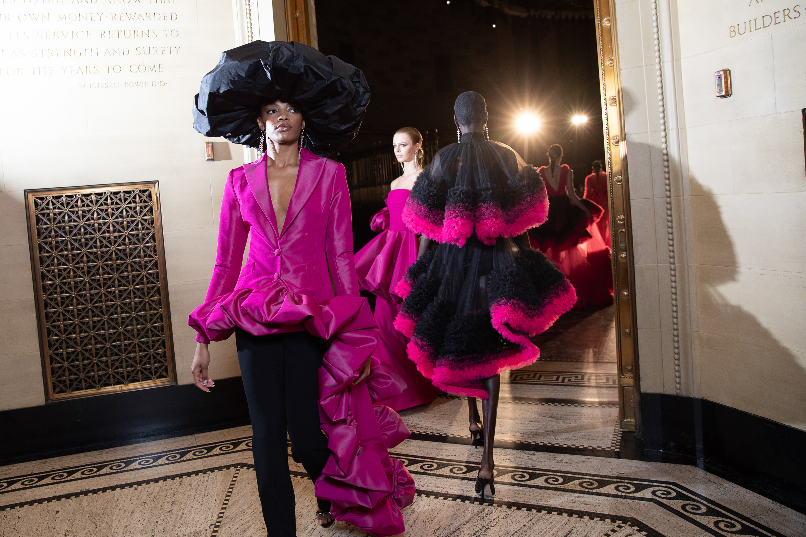 Christian Siriano Fall 2021 Atmosphere