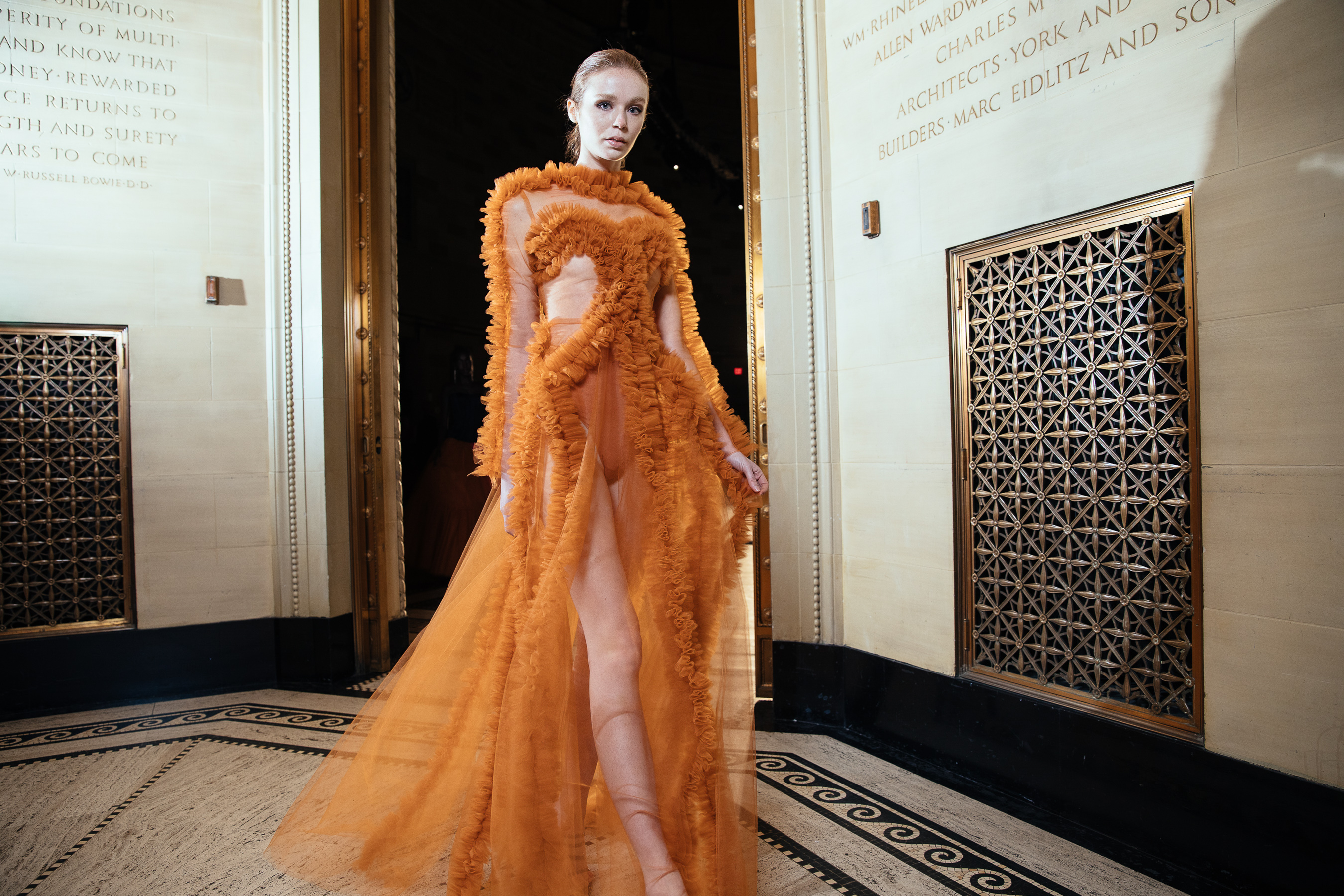 Christian Siriano Fall 2021 Atmosphere