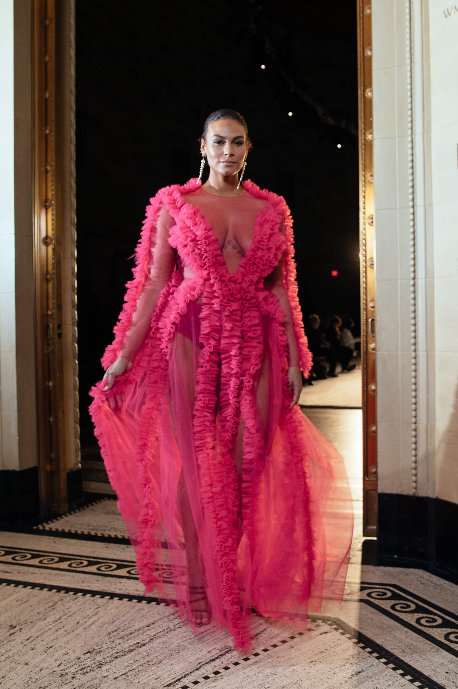 Christian Siriano Fall 2021 Atmosphere