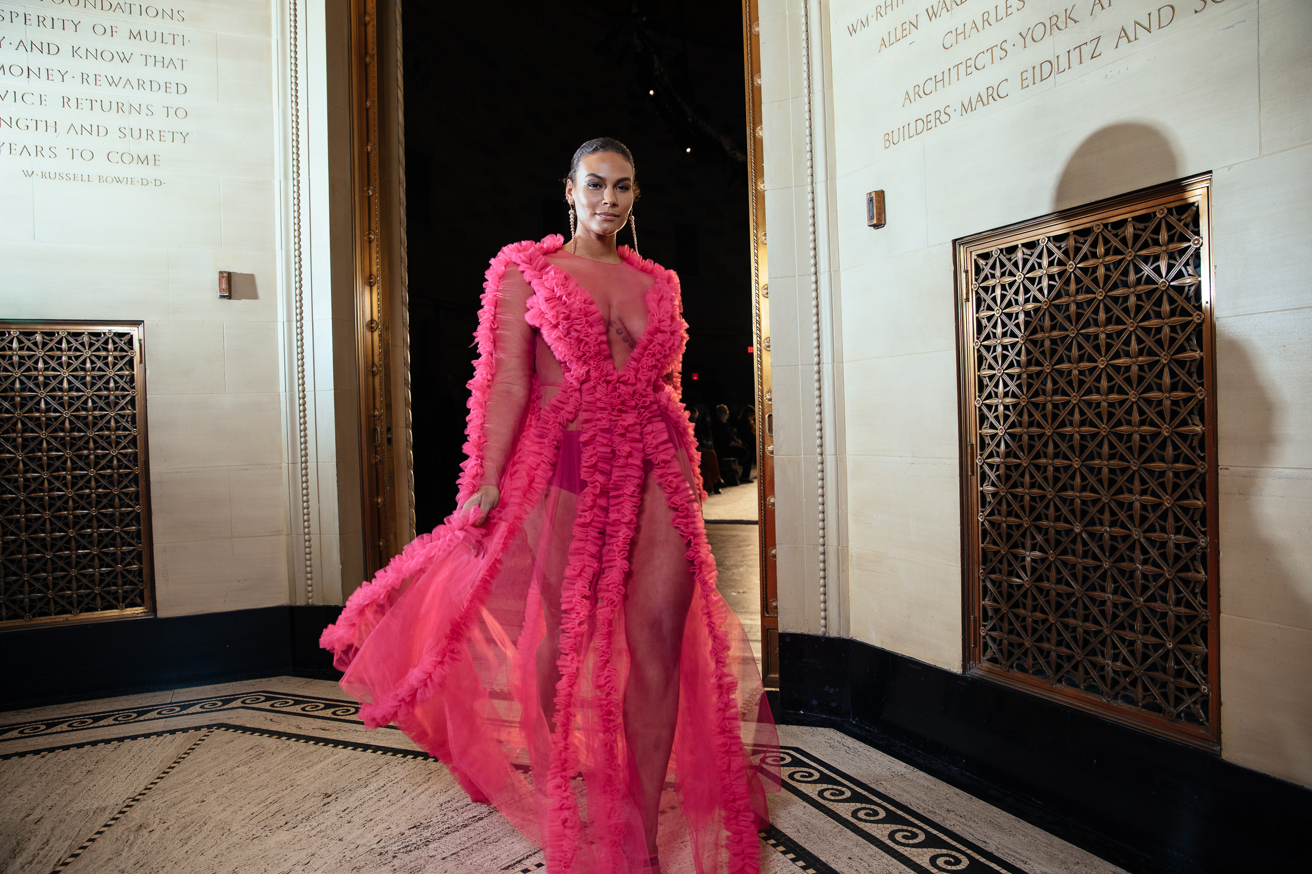 Christian Siriano Fall 2021 Atmosphere