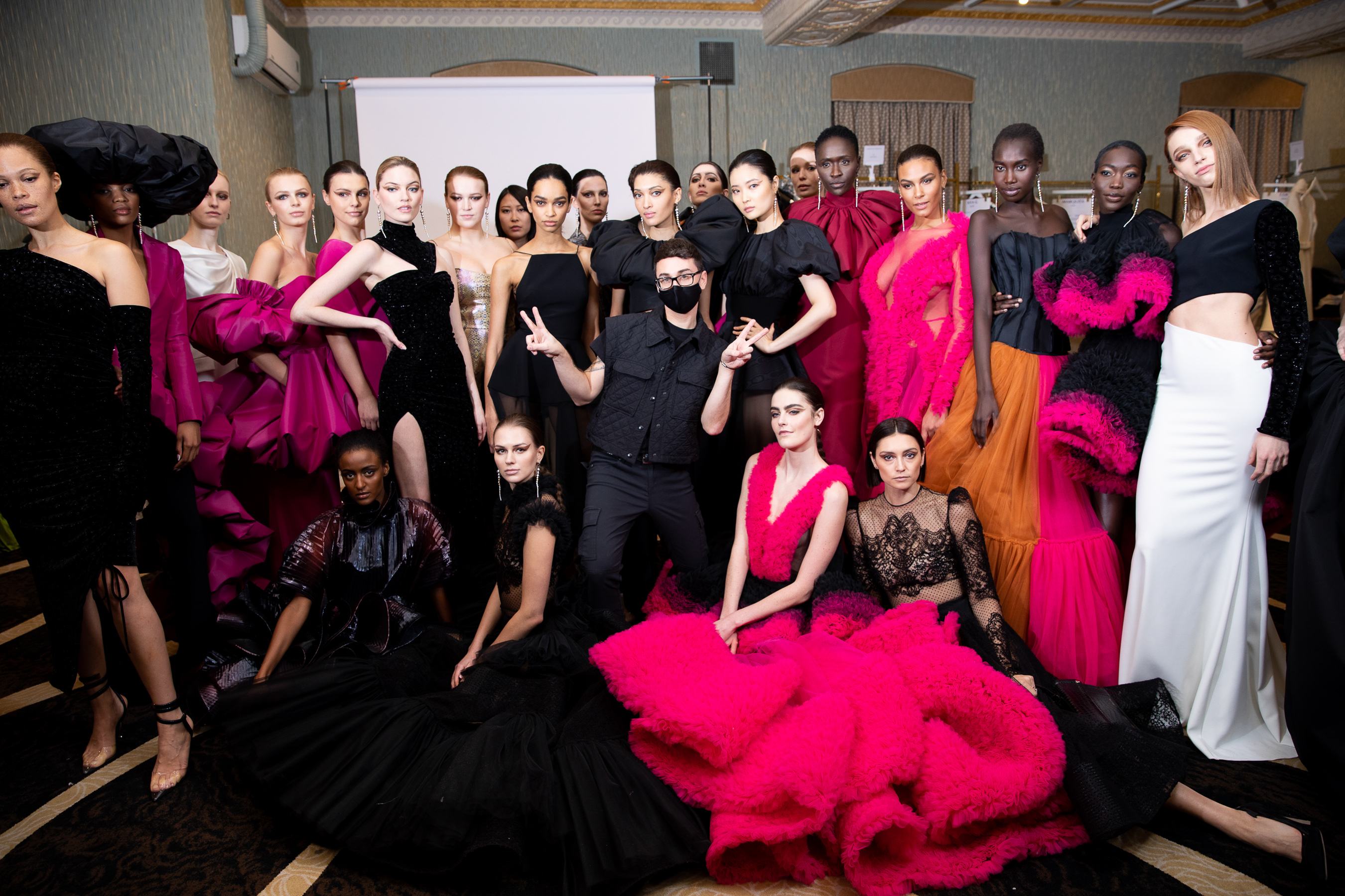 Christian Siriano Fall 2021 Atmosphere