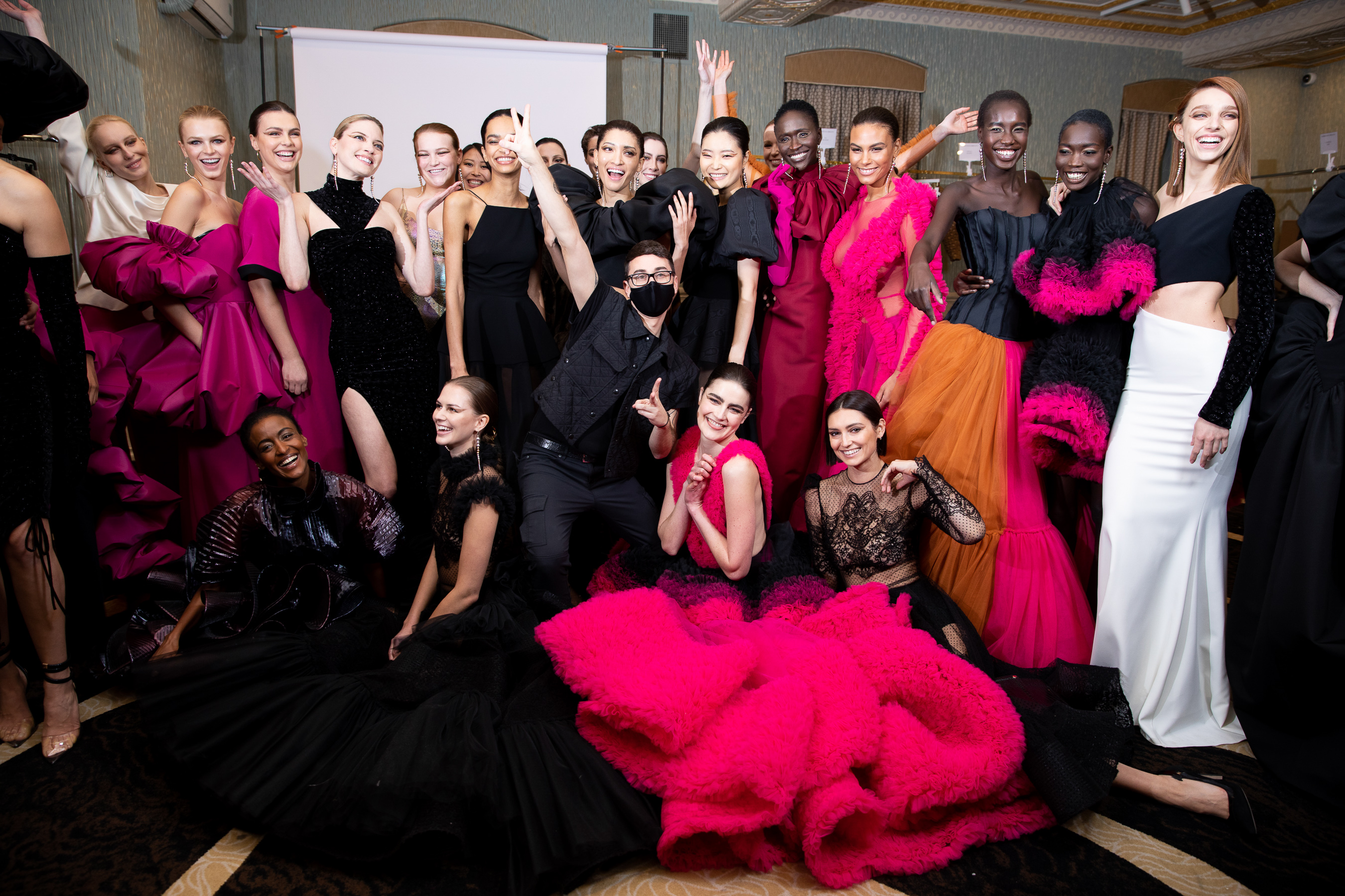 Christian Siriano Fall 2021 Atmosphere