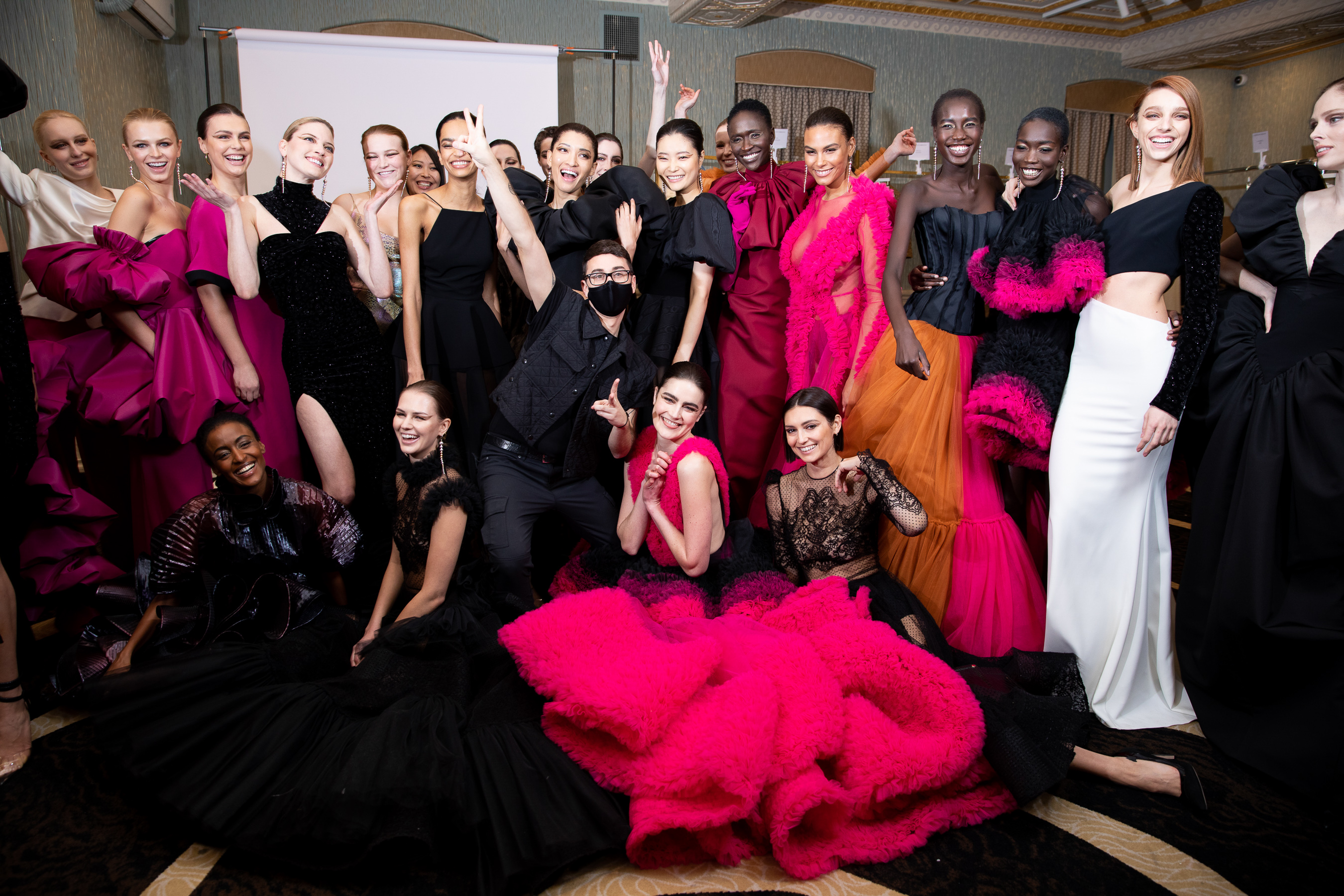 Christian Siriano Fall 2021 Atmosphere