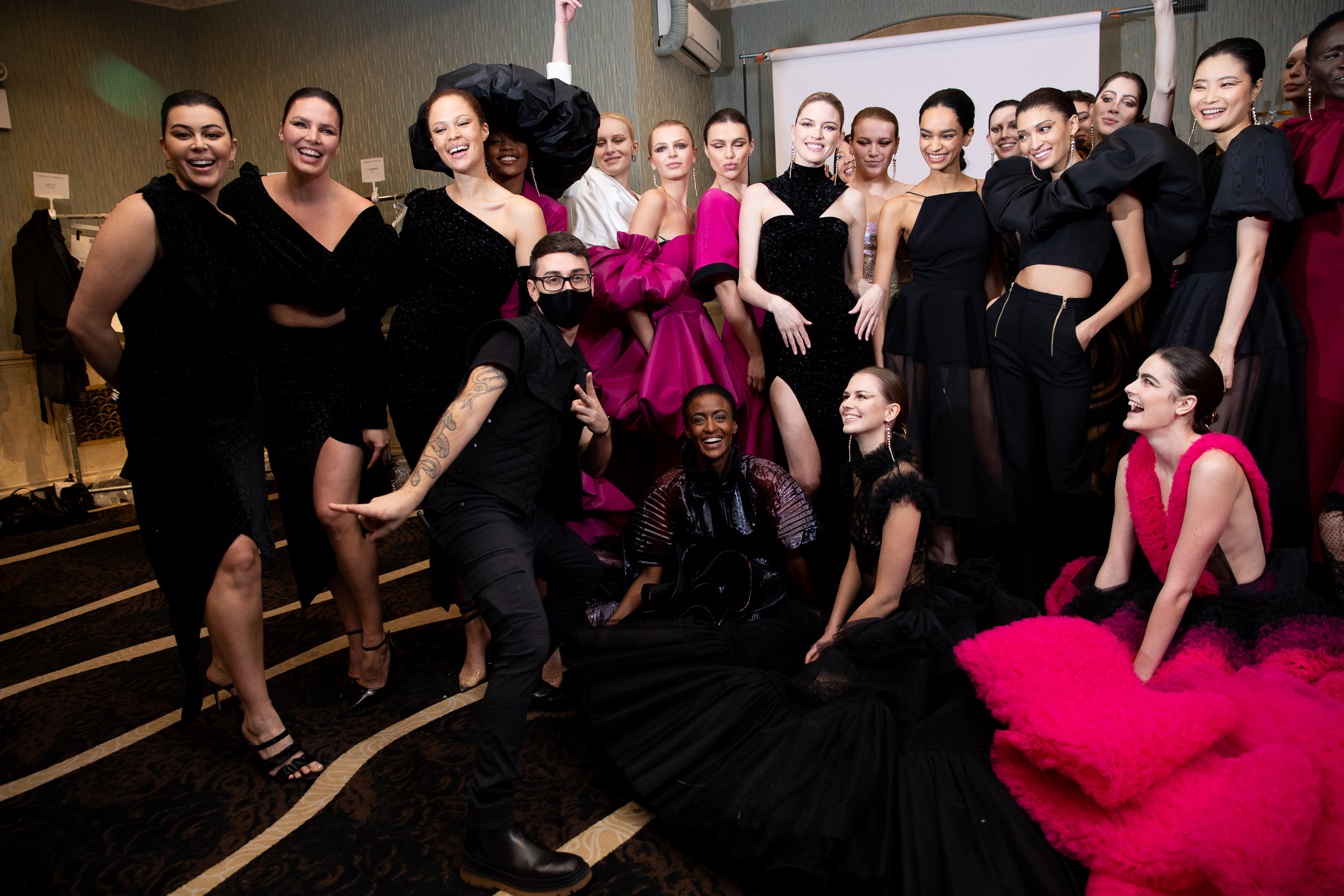 Christian Siriano Fall 2021 Atmosphere