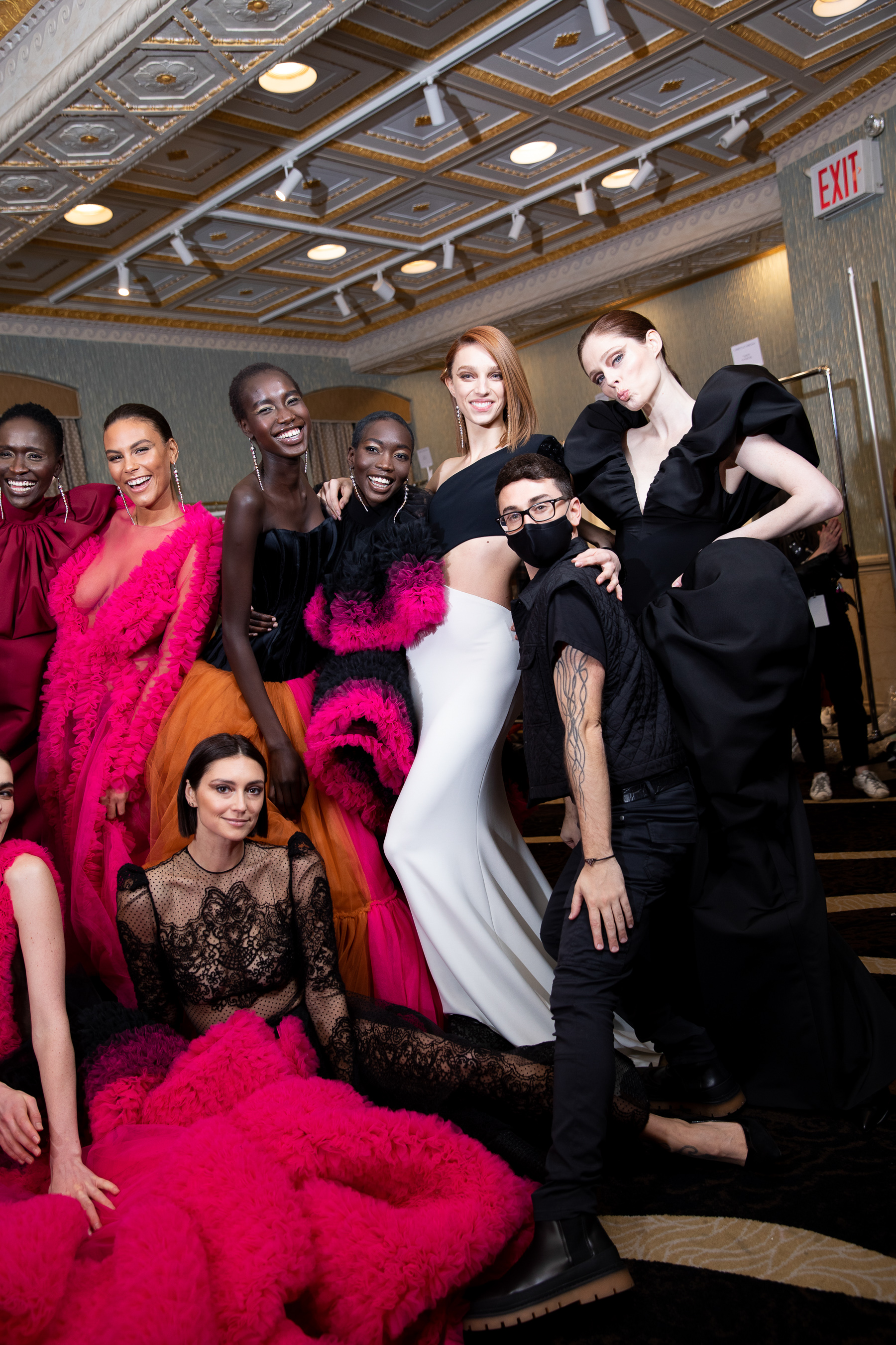 Christian Siriano Fall 2021 Atmosphere