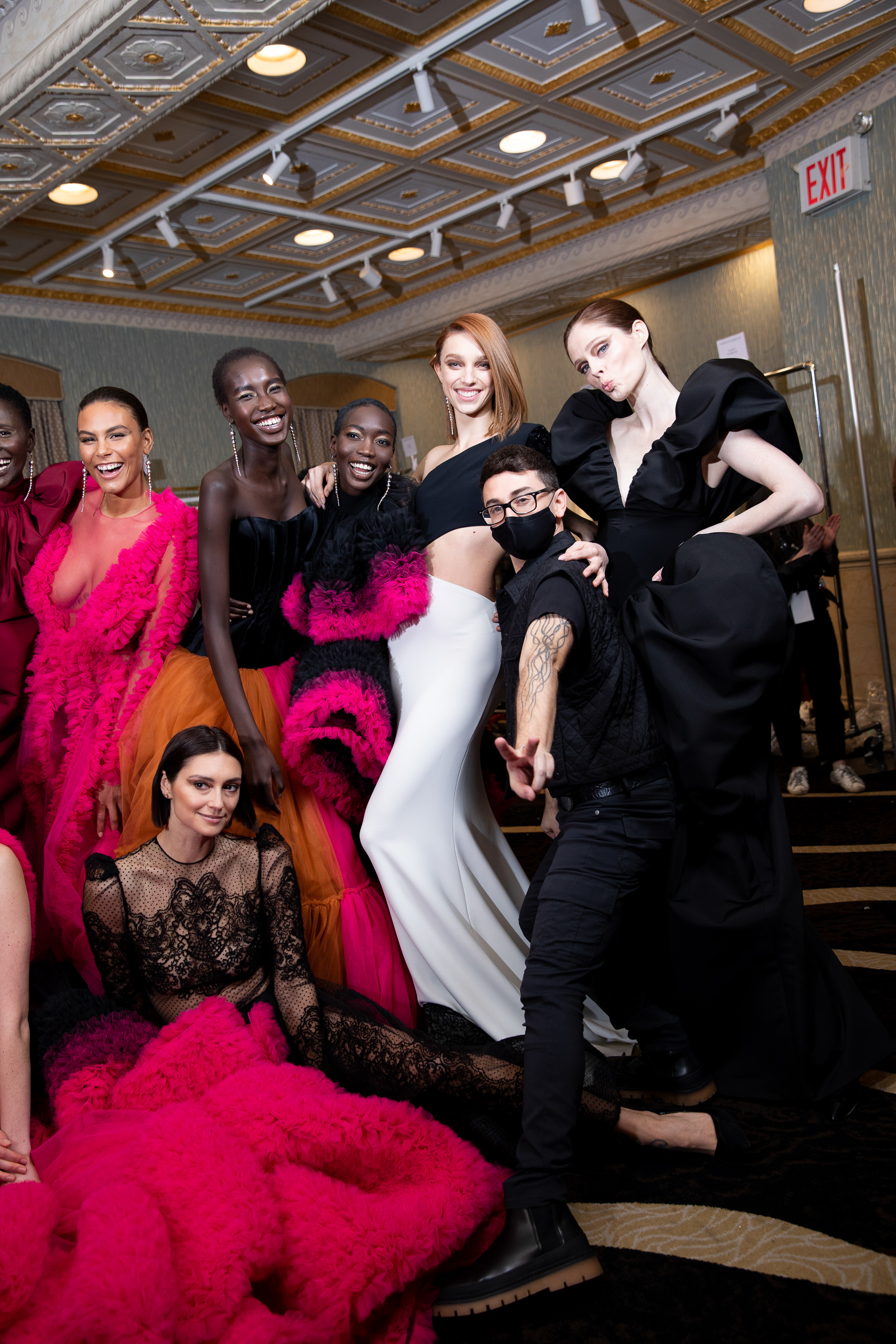 Christian Siriano Fall 2021 Atmosphere