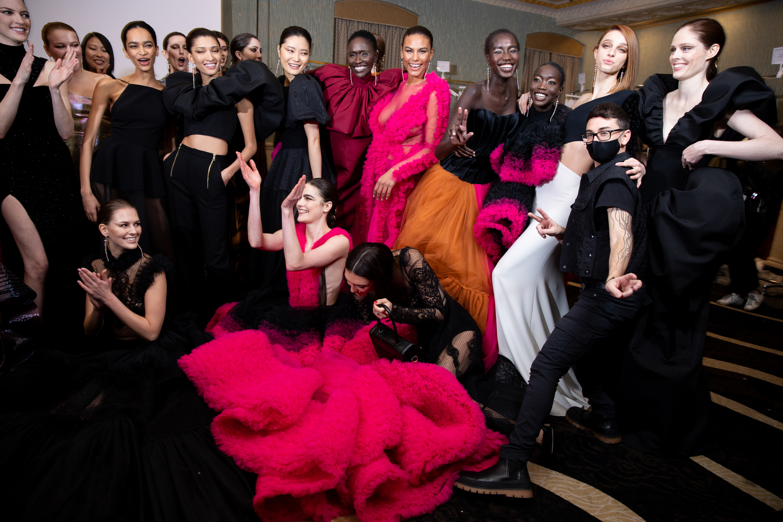 Christian Siriano Fall 2021 Atmosphere