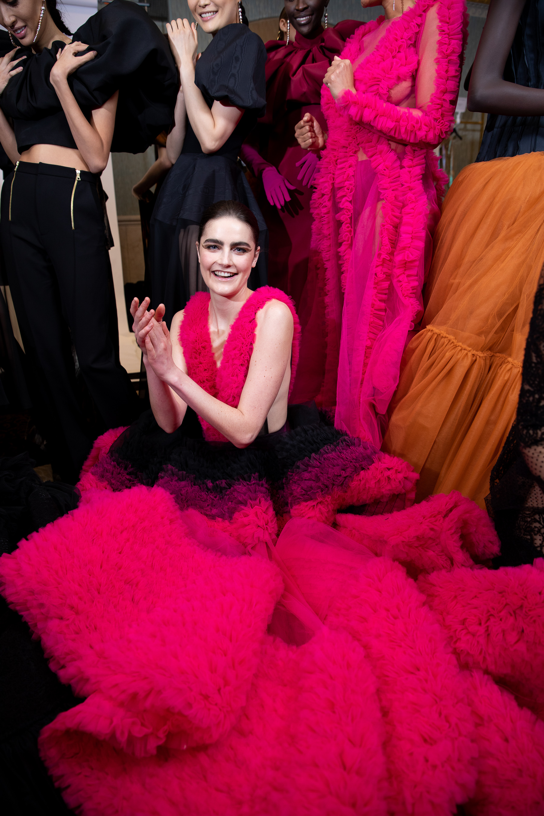 Christian Siriano Fall 2021 Atmosphere