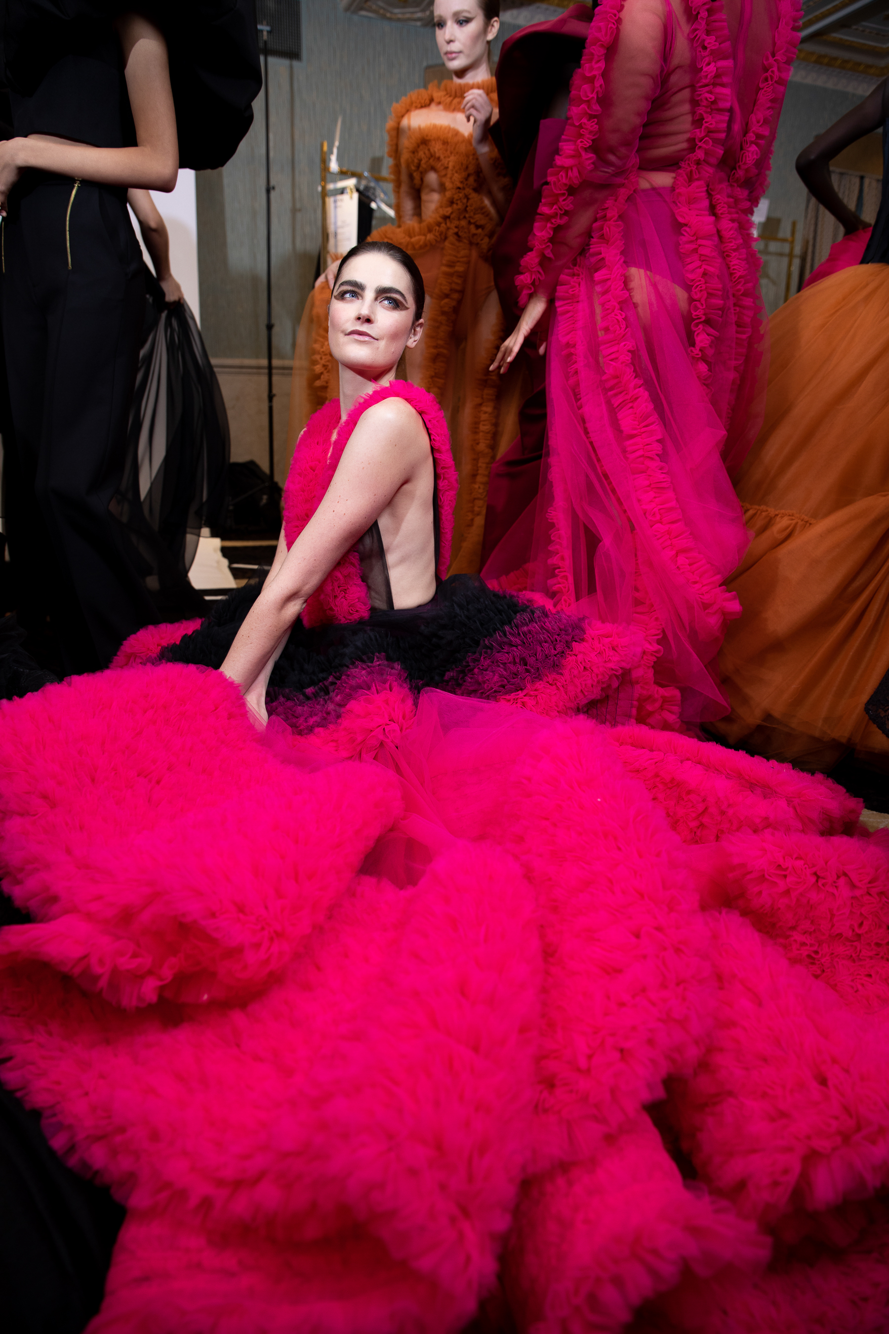 Christian Siriano Fall 2021 Atmosphere