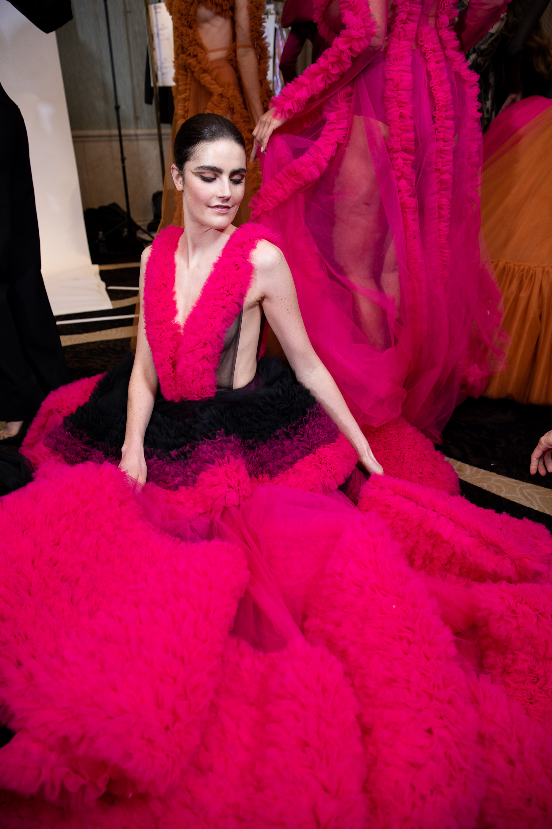 Christian Siriano Fall 2021 Atmosphere