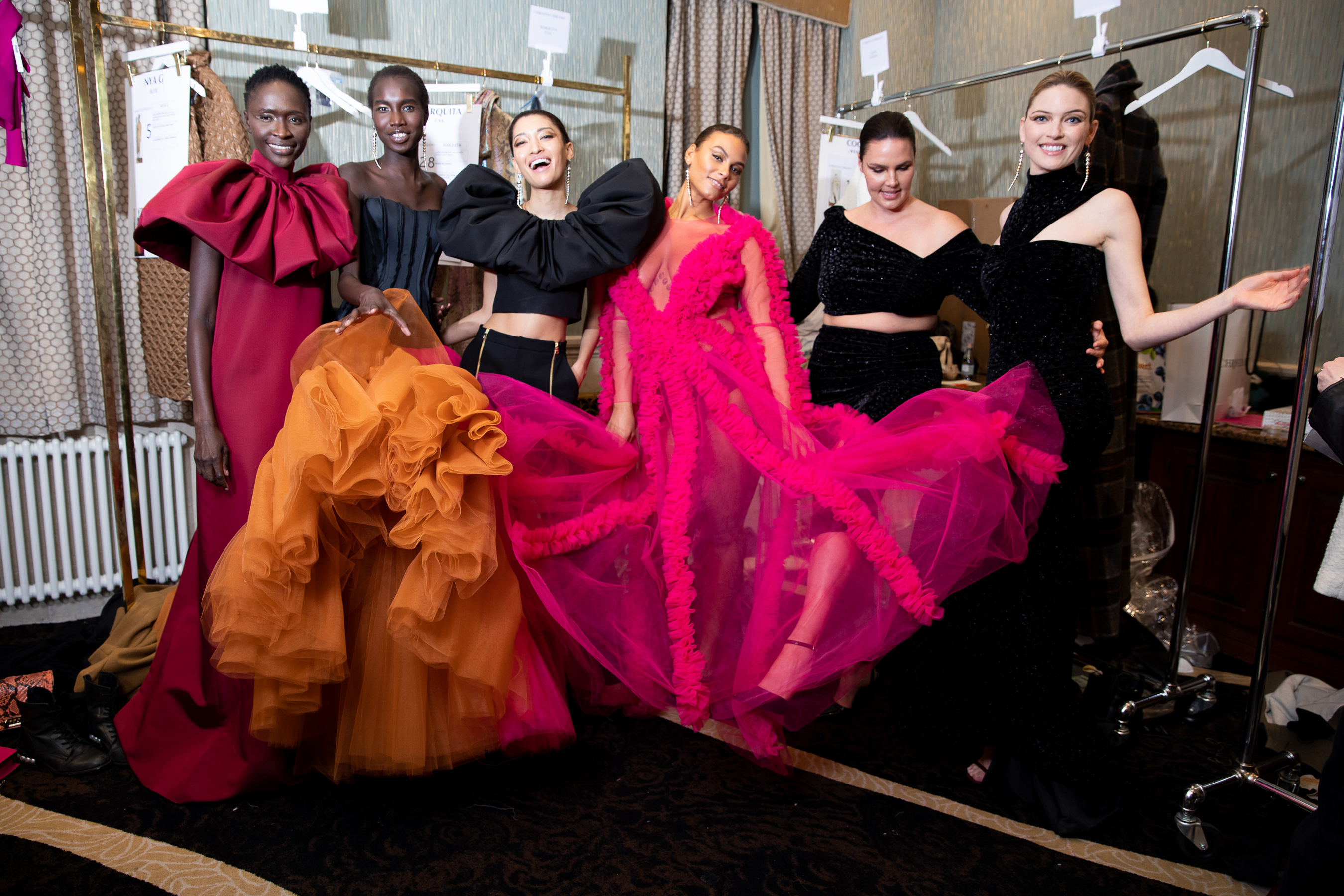 Christian Siriano Fall 2021 Atmosphere