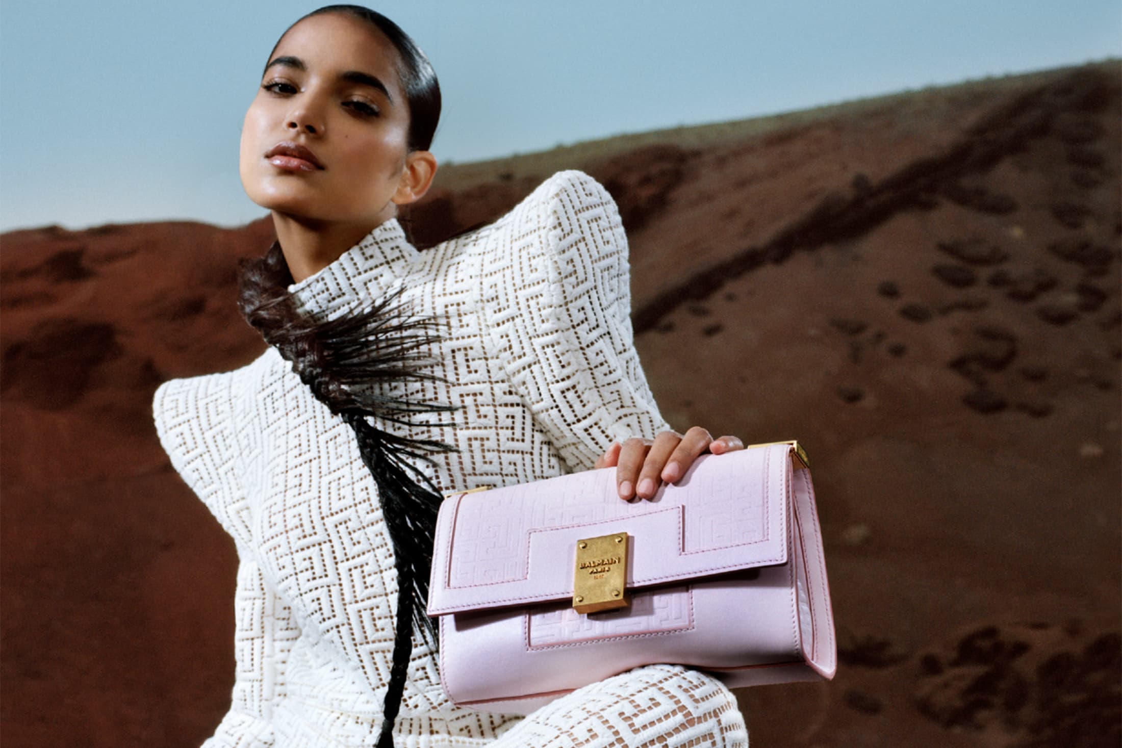Balmain 1945 Bags Collection Spring 2021 Ad Campaign | The Impression
