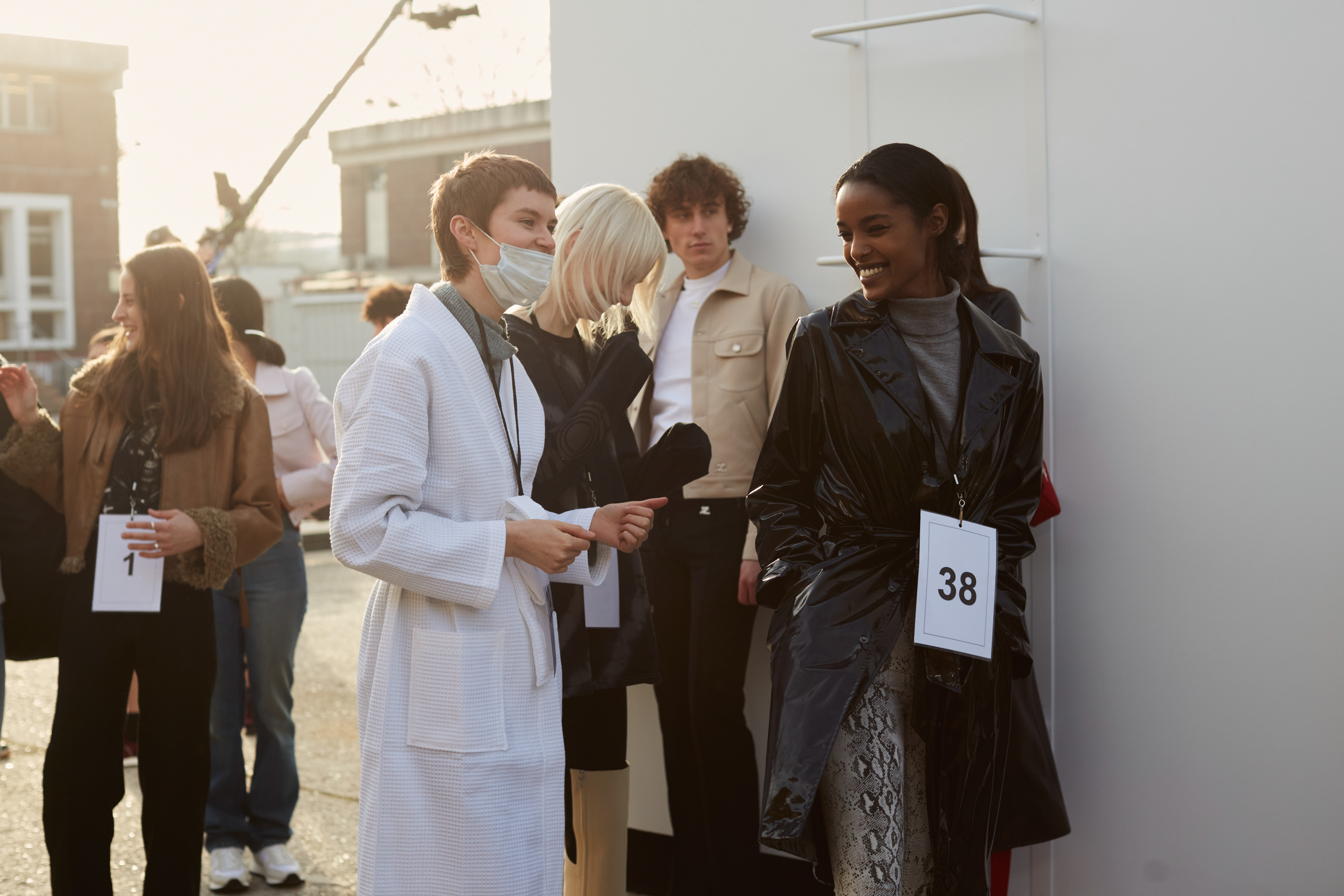 Courreges Fall 2021 Backstage