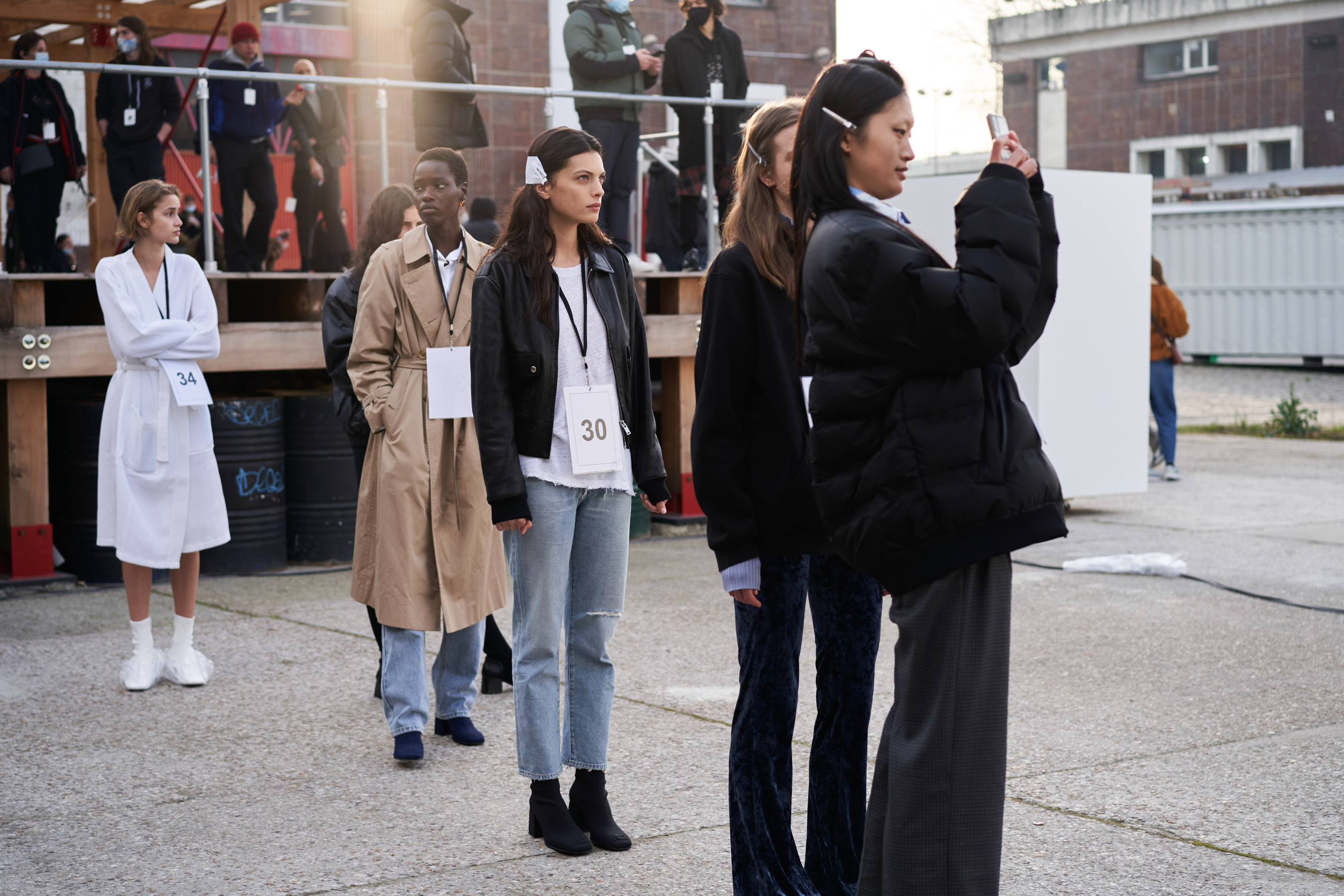 Courreges Fall 2021 Backstage