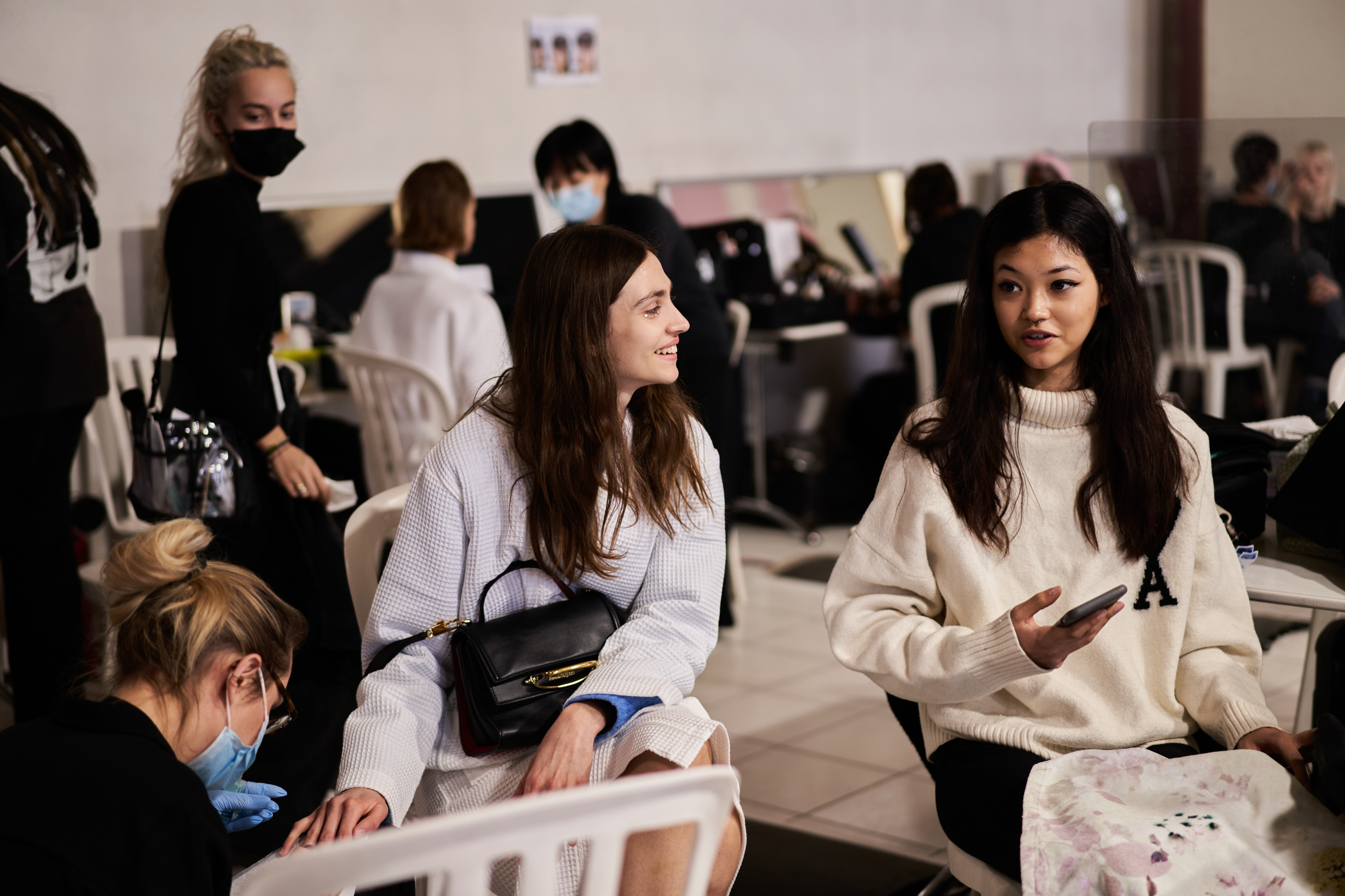 Courreges Fall 2021 Backstage